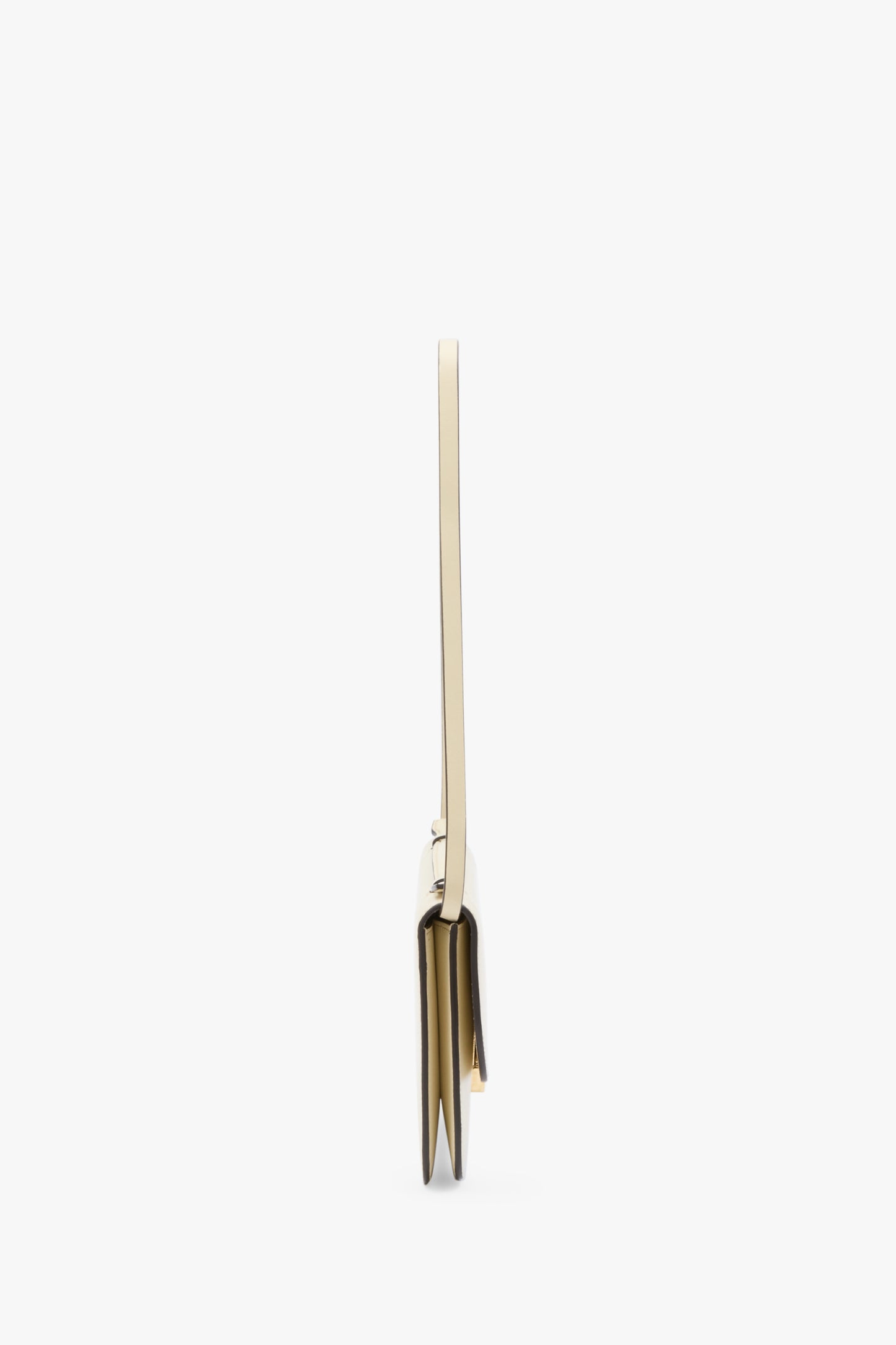 Dorian Pochette In Ivory Smooth Leather
