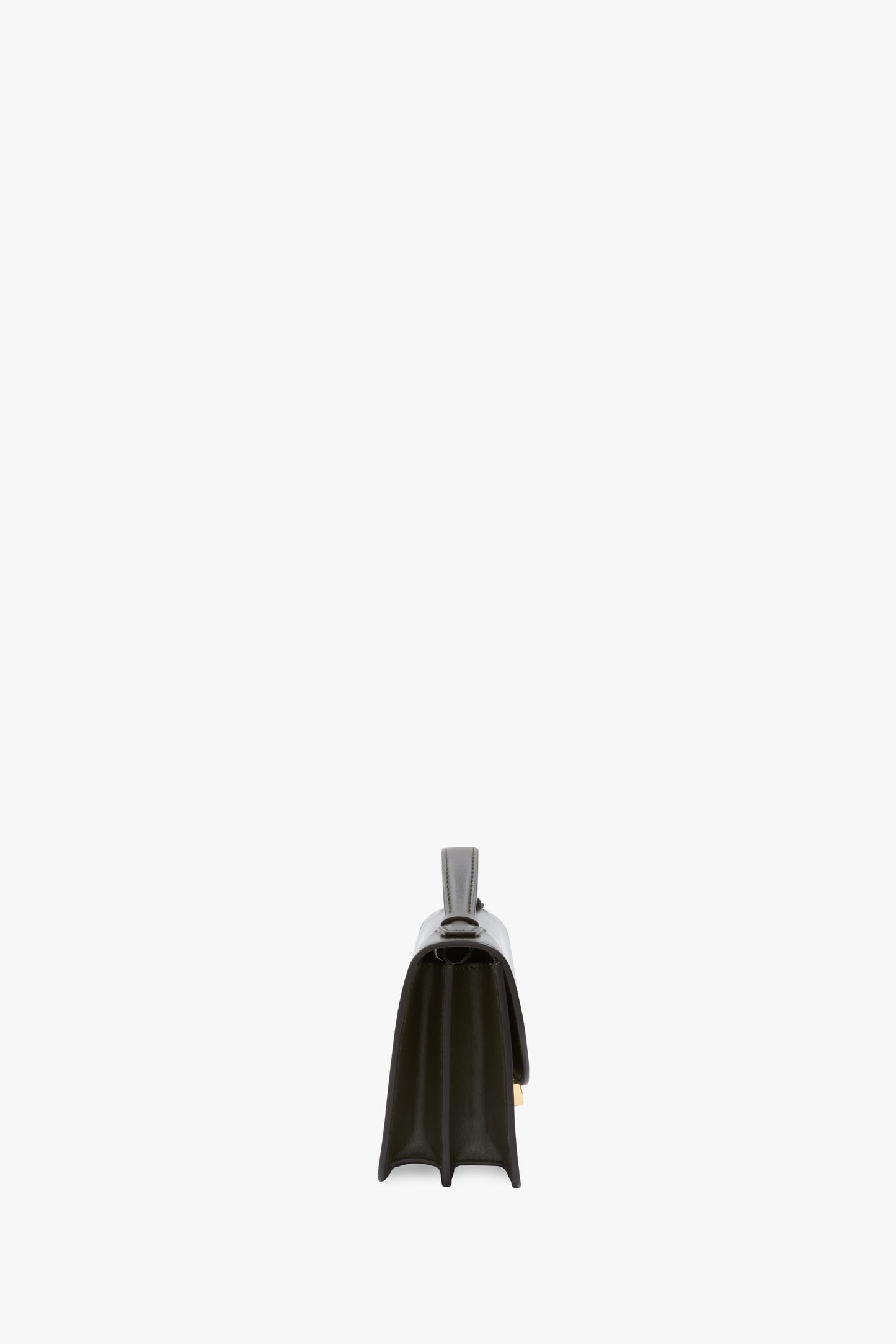 Mini Dorian Bag In Dark Olive Smooth Leather