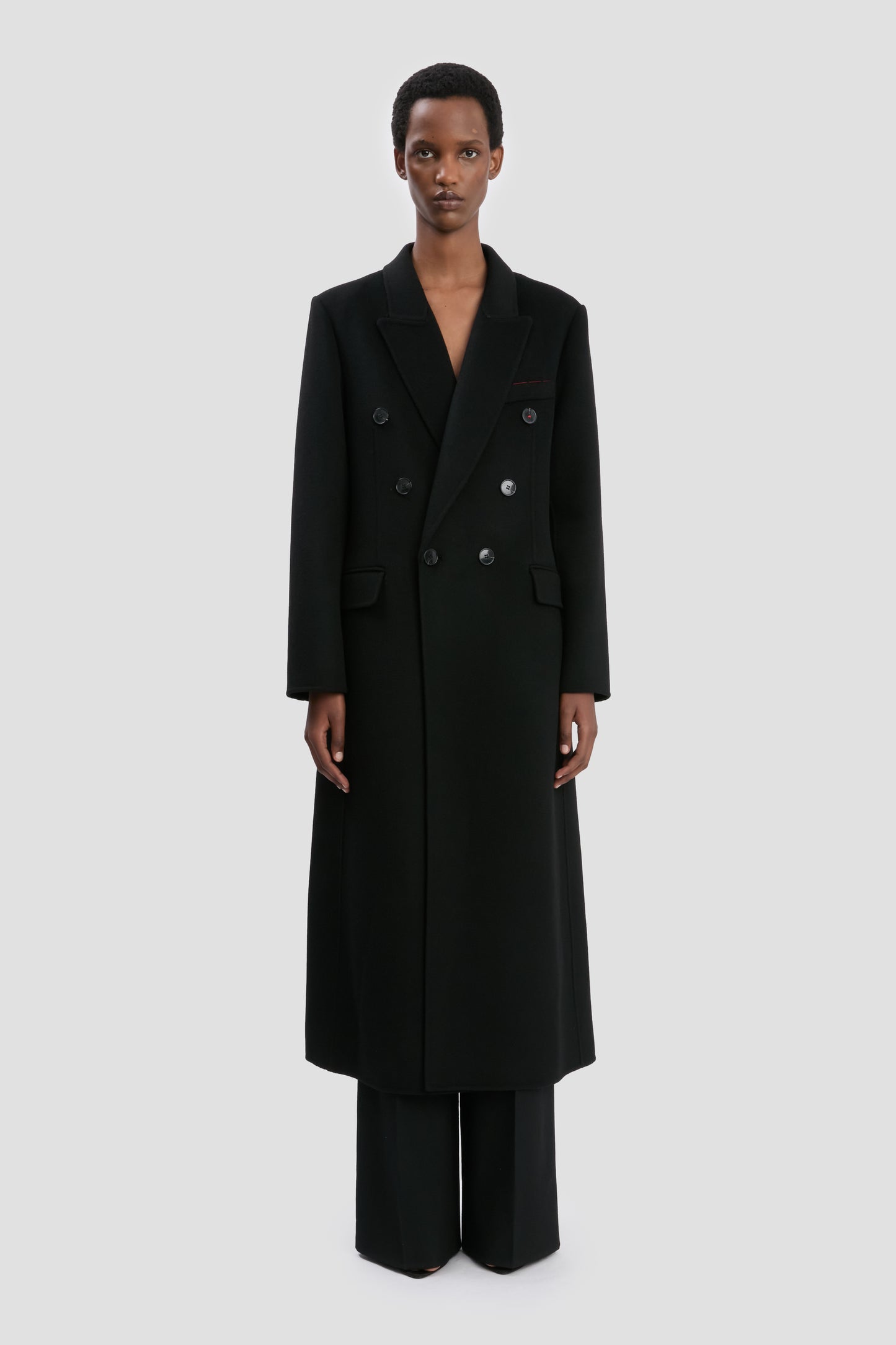 Overcoat In Black