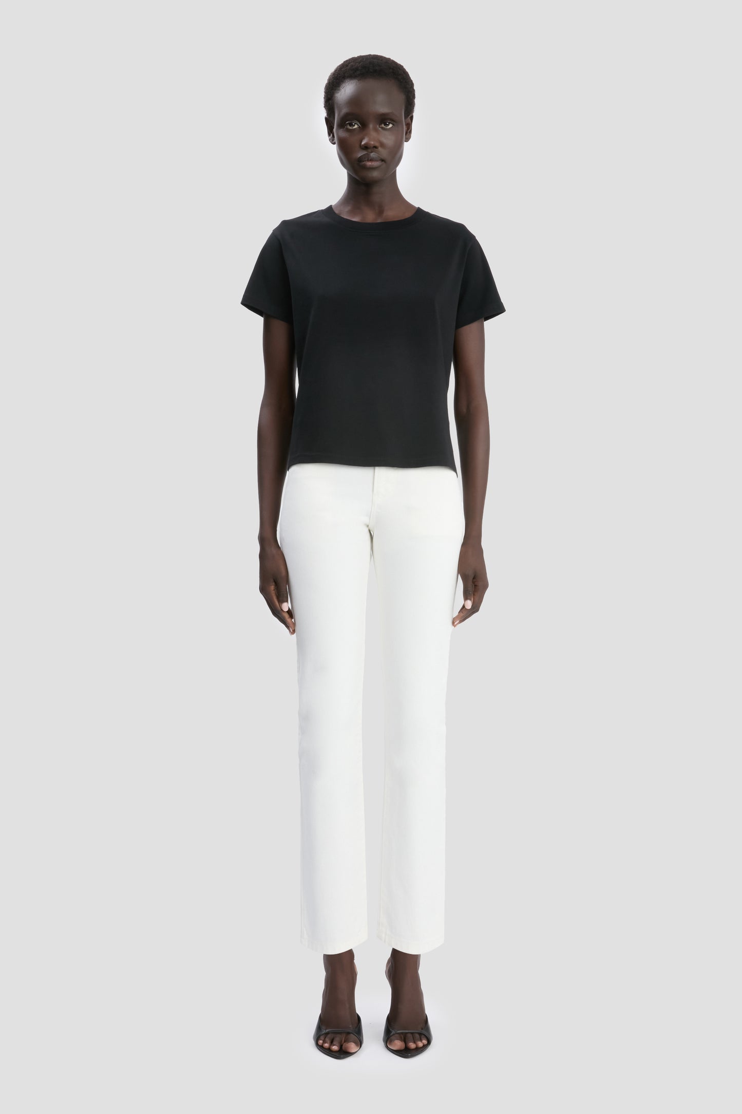 Shrunken Fit T-Shirt In Black