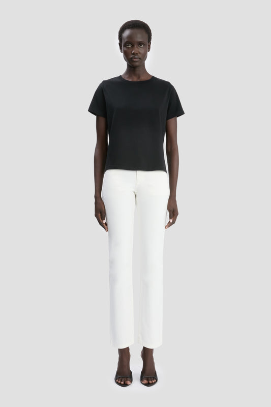 Shrunken Fit T-Shirt In Black