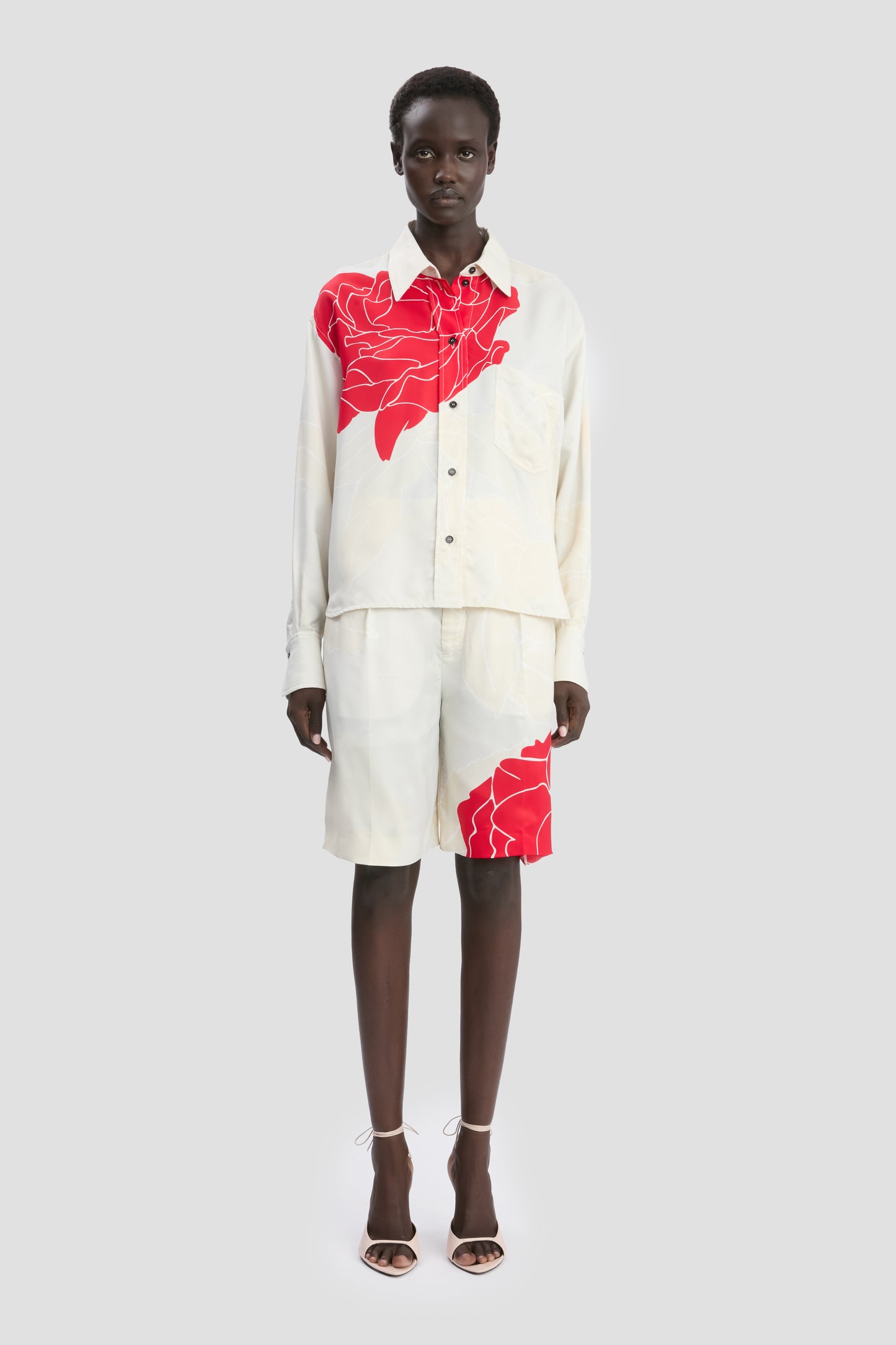 Shirt In Shell Floral Print