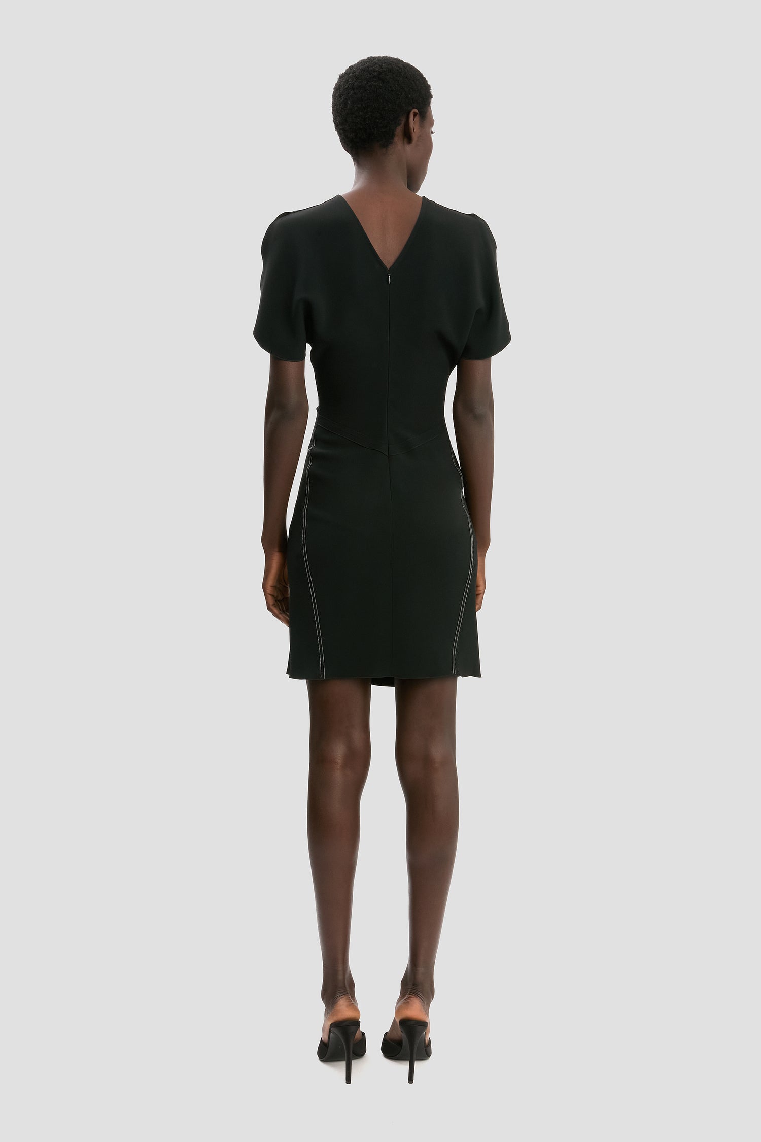 Bela Mini Dress In Black – Victoria Beckham Int