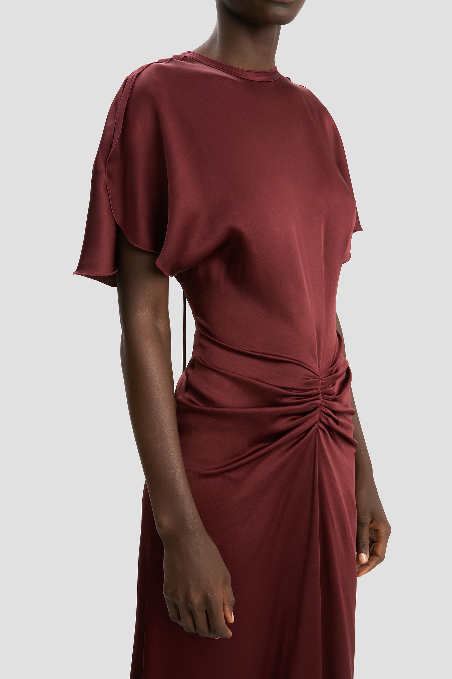 Isabella Gown In Cinnabar Red