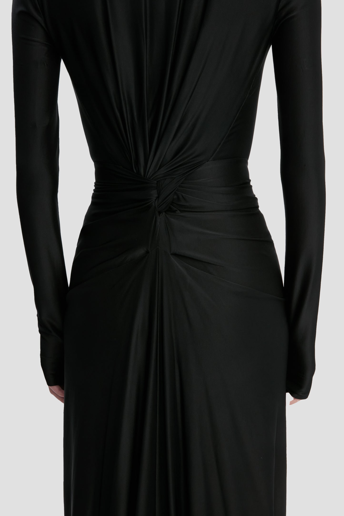 Cut-Out Gown In Black