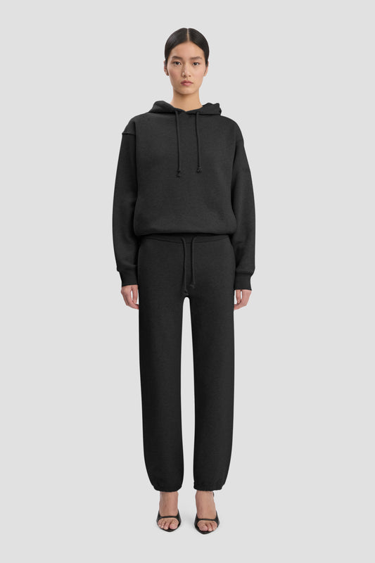 Logo Embroidered Jogger In Black