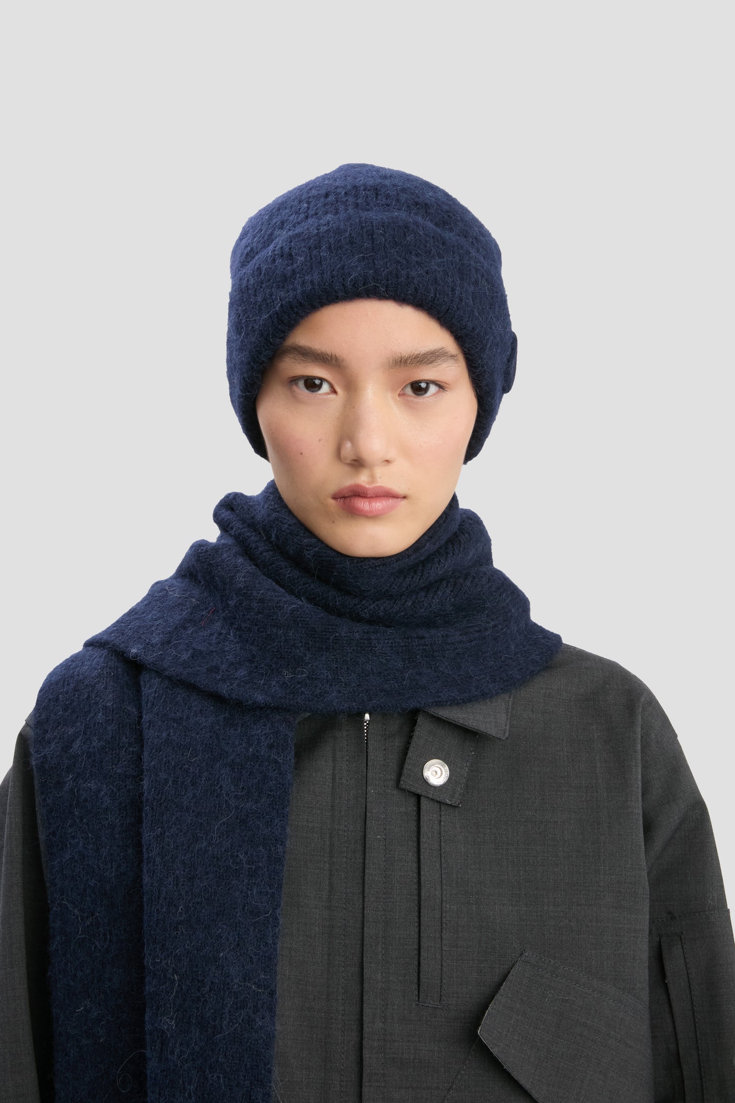 Alpaca Hat In Navy