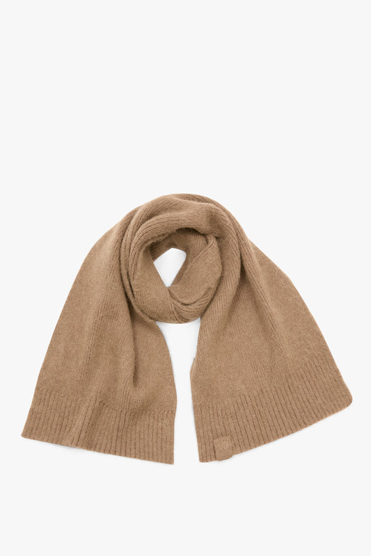 Alpaca Scarf In Antique Wood
