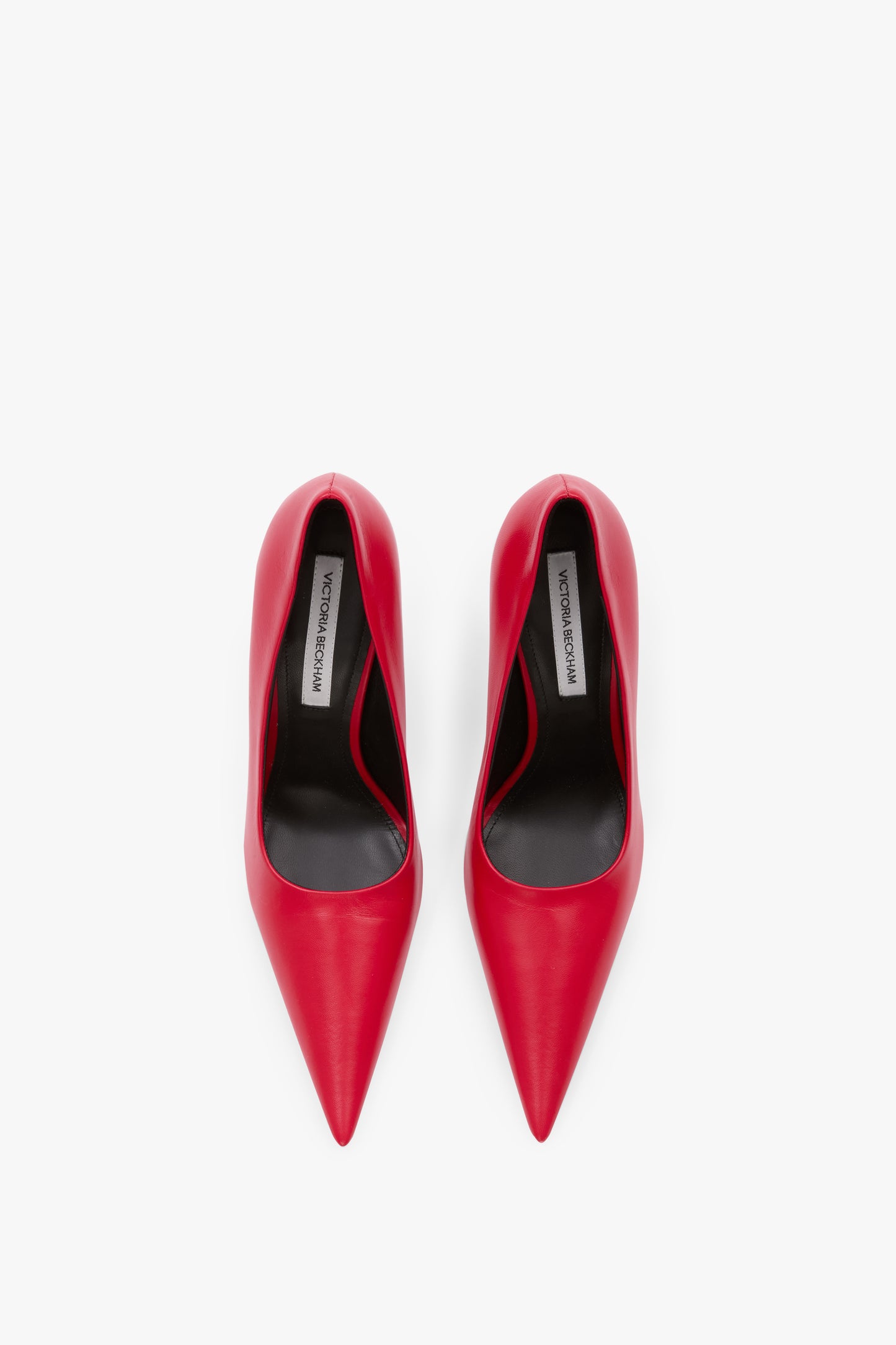 Victoria Stiletto Pump In Red Leather