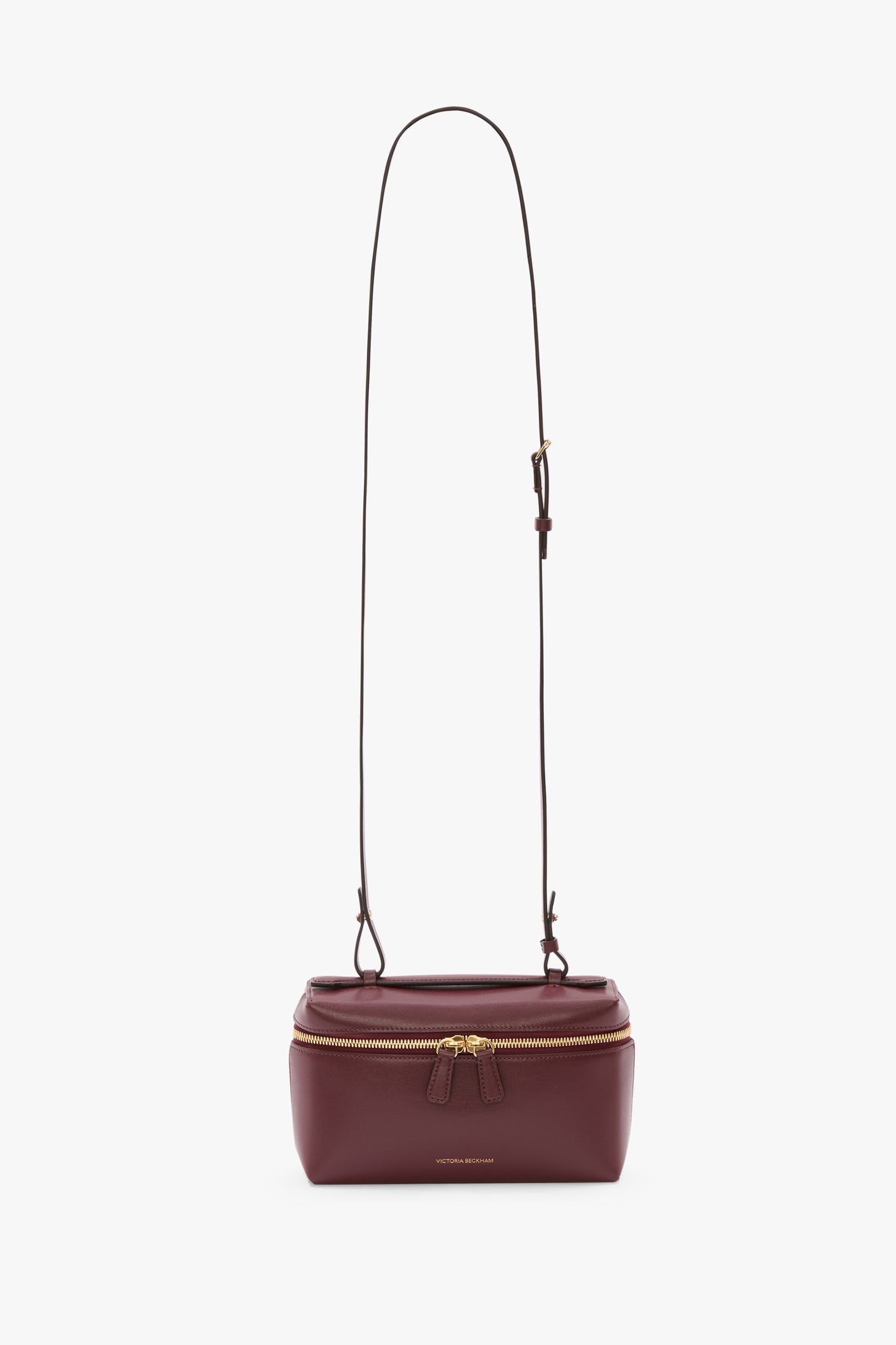 Vanity Crossbody In Burgundy Leather