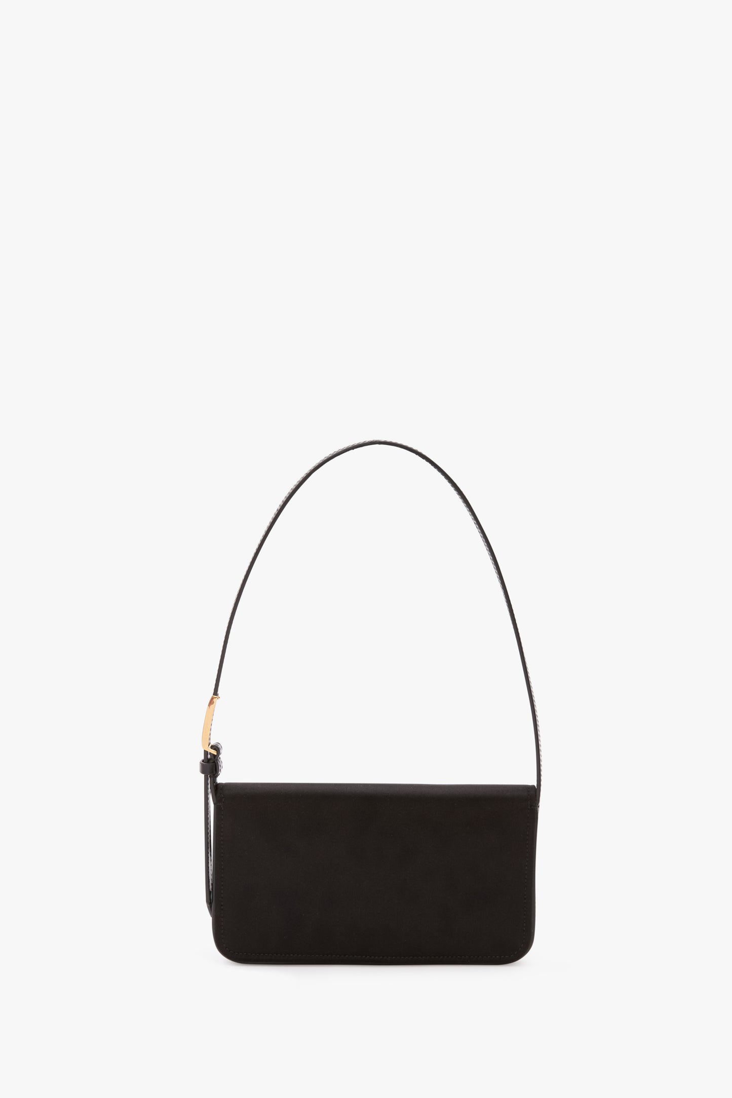 Dorian Pocket Bag In Black Satin