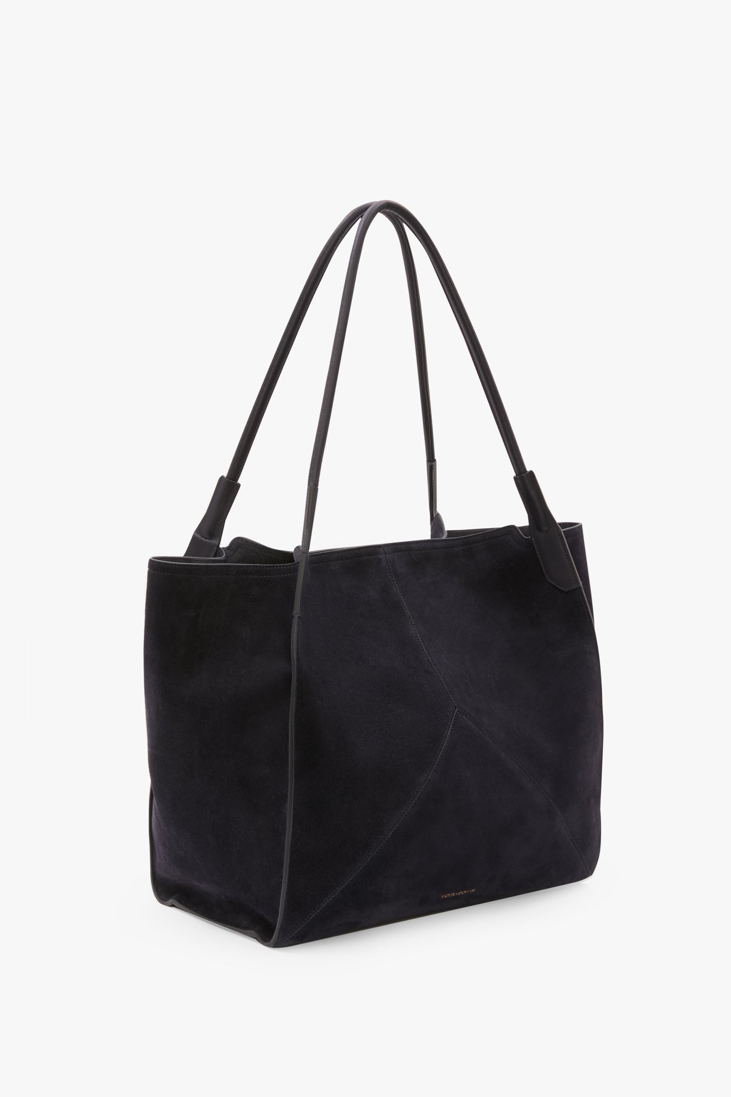 Victoria Tote Large In Navy Suede
