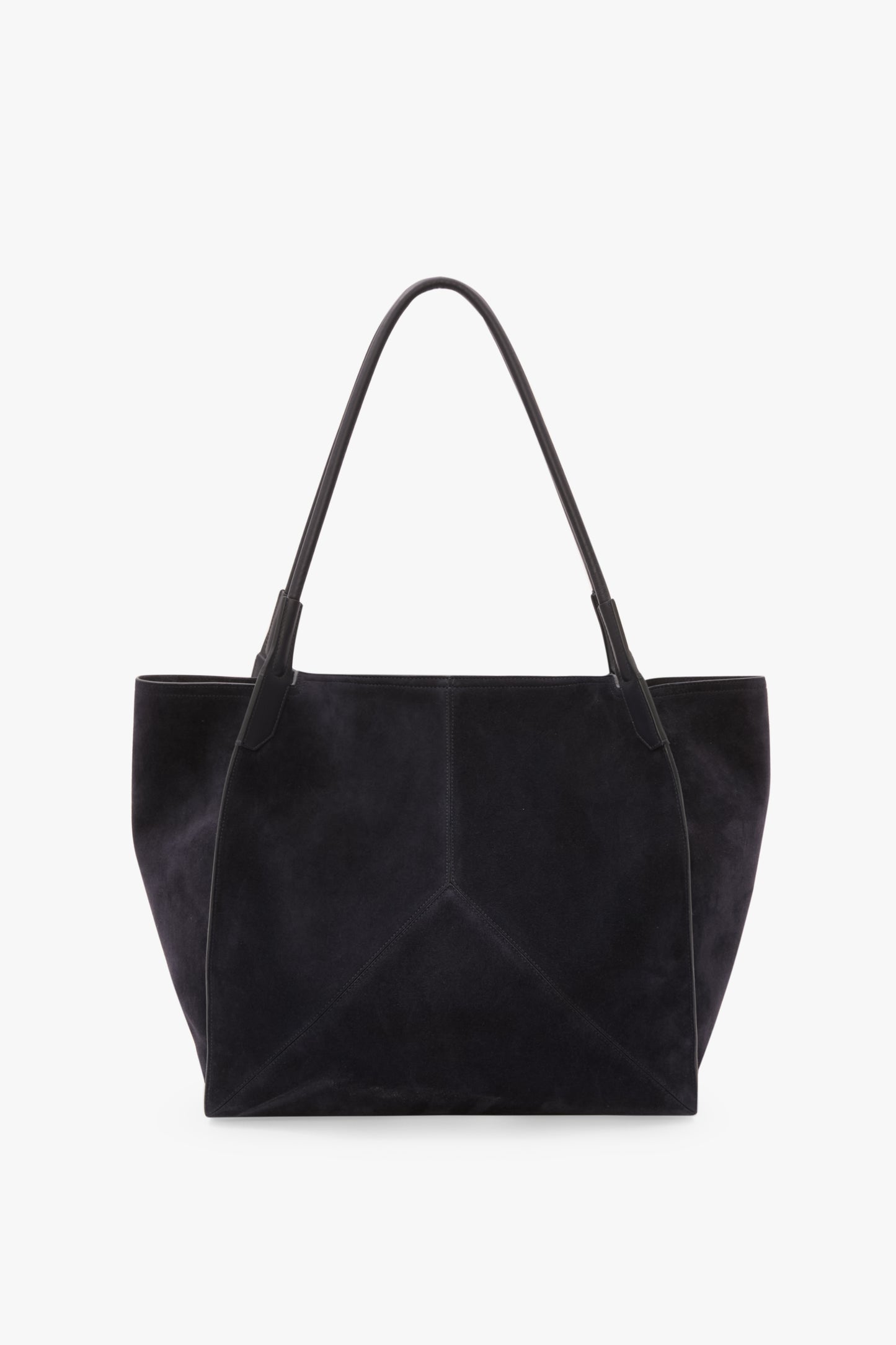 Victoria Tote Large In Navy Suede