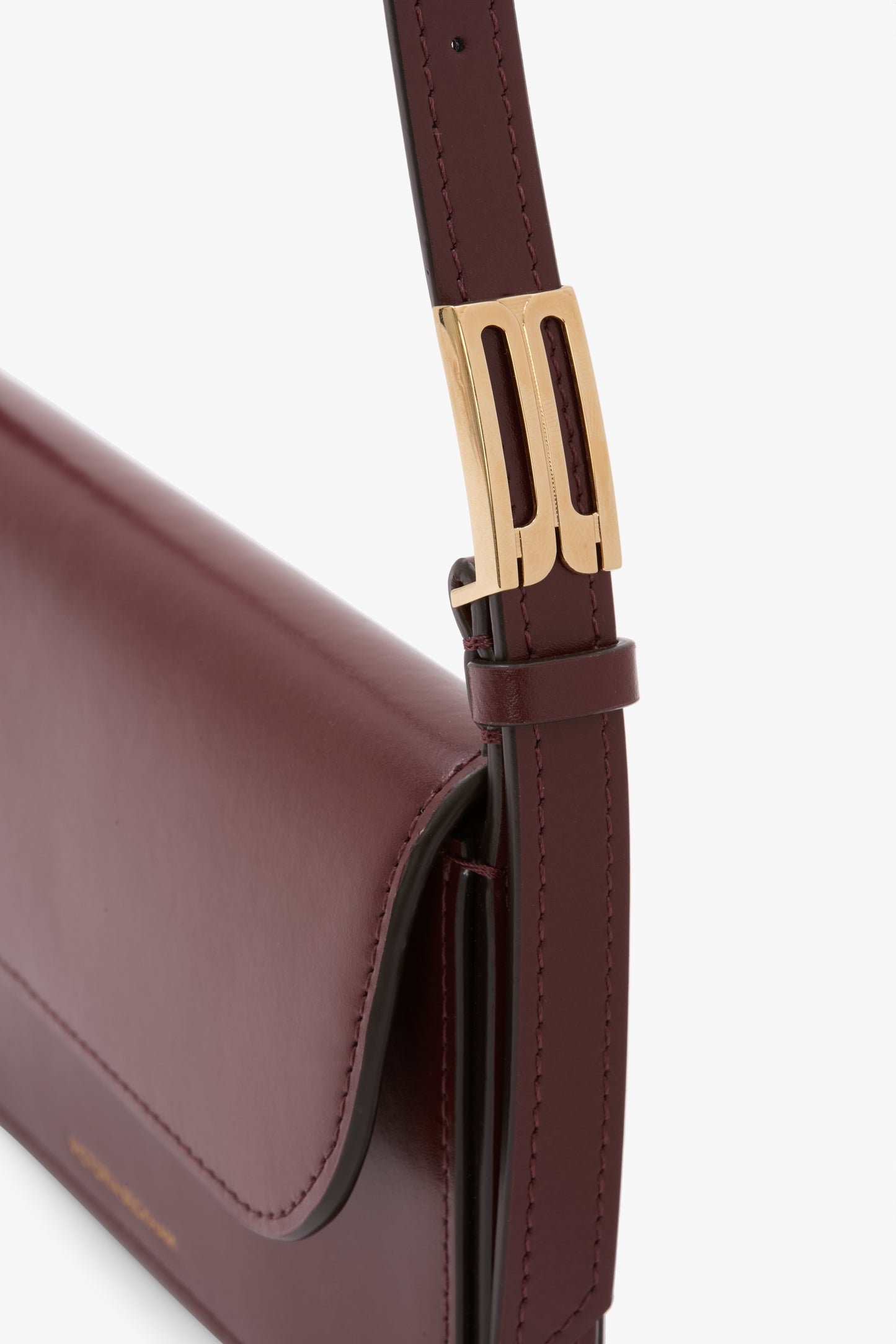 Dorian Pocket Bag In Burgundy Leather