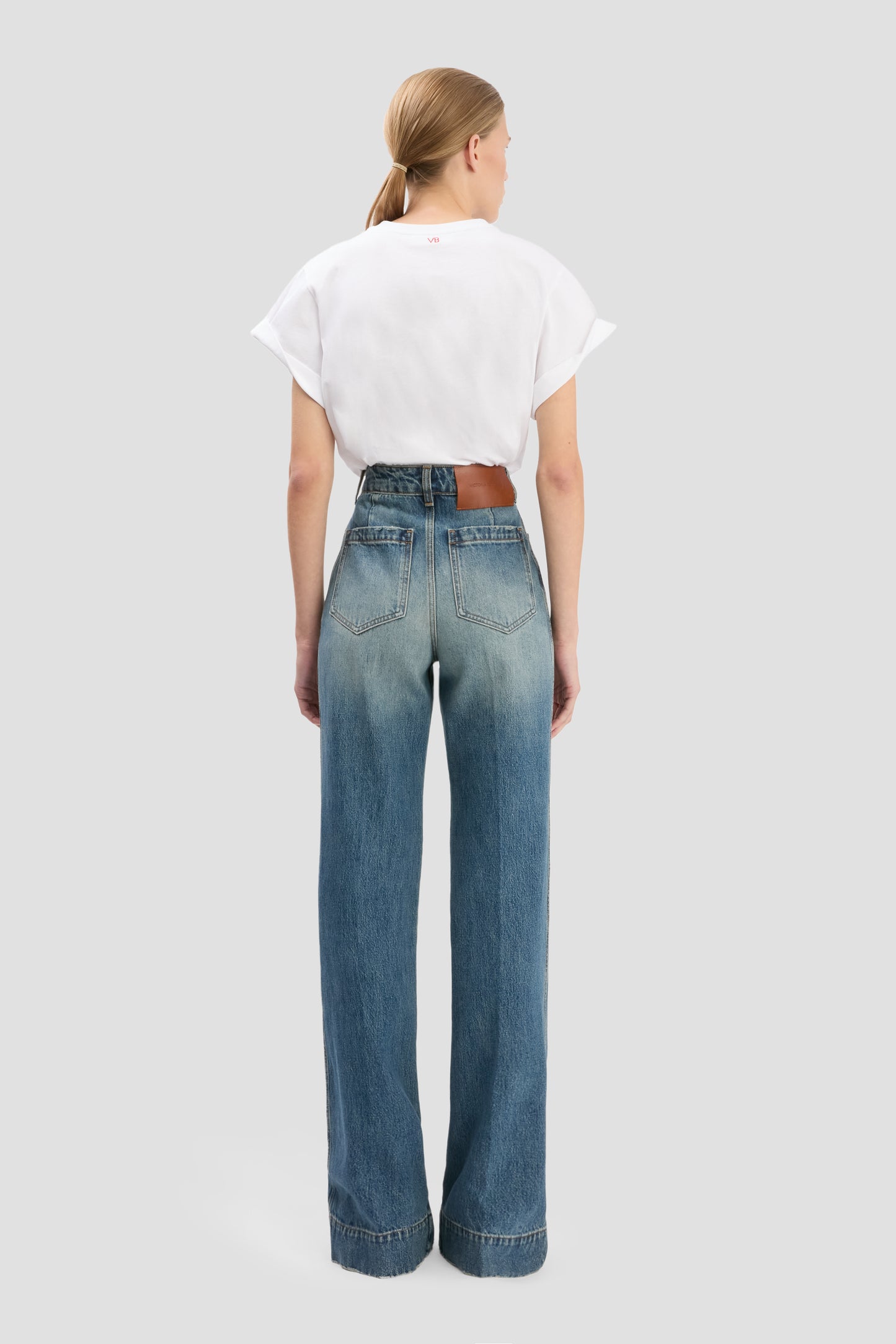 New Alina Stretch Jean In Worn Blue Wash