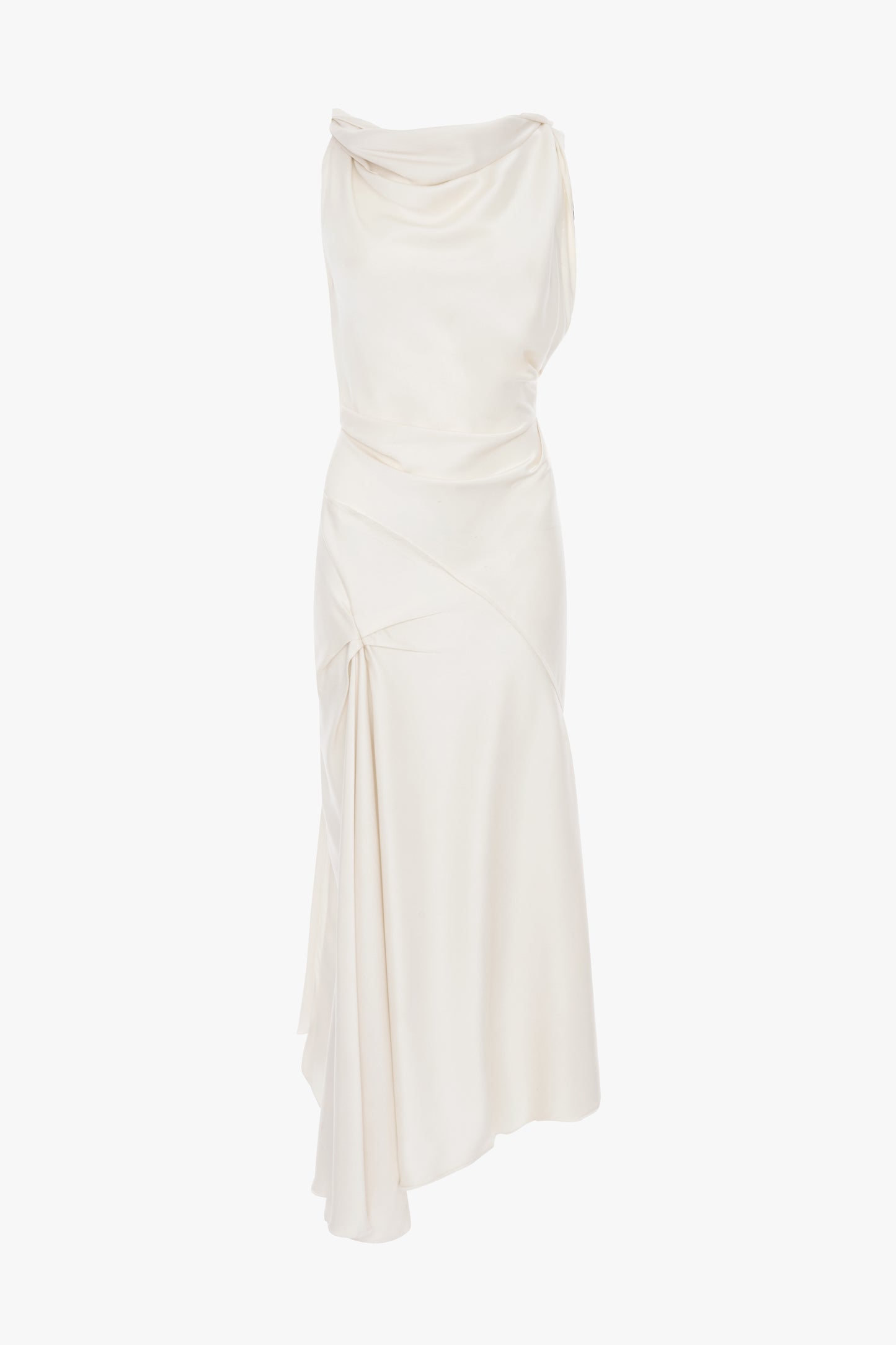 Posy Midi Dress In Ivory