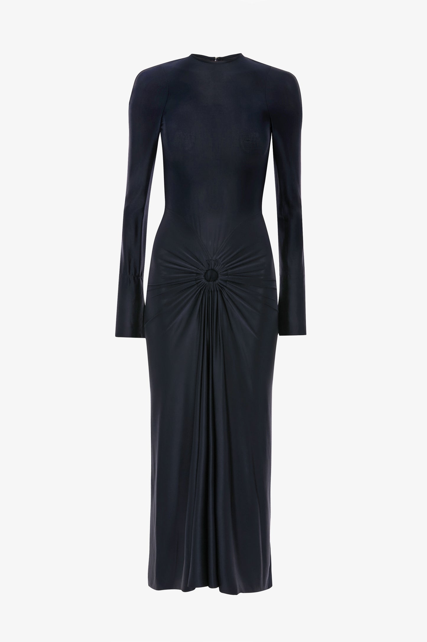 Frances Midi Dress In Navy