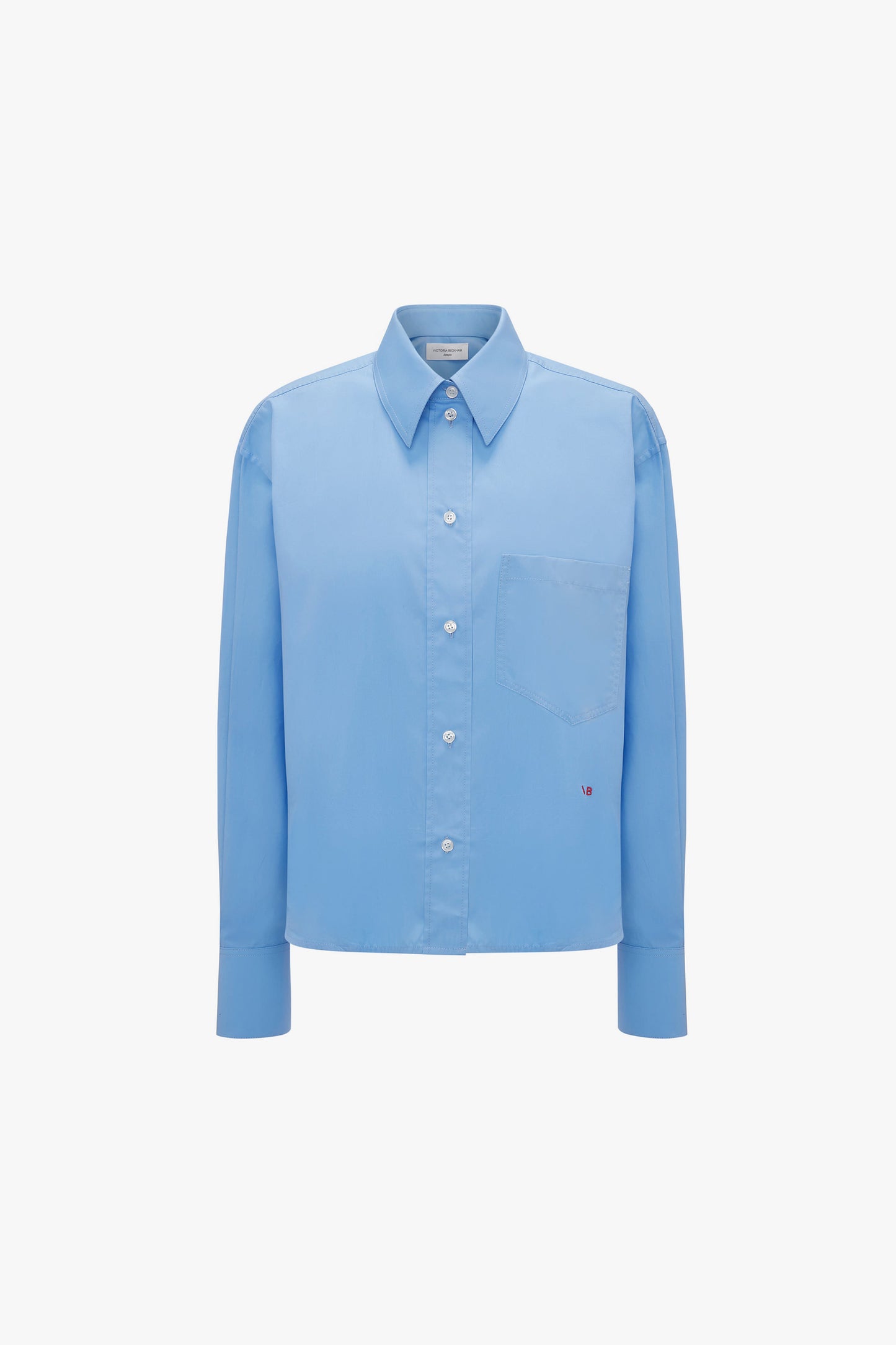 Long Sleeve Shirt In Oxford Blue