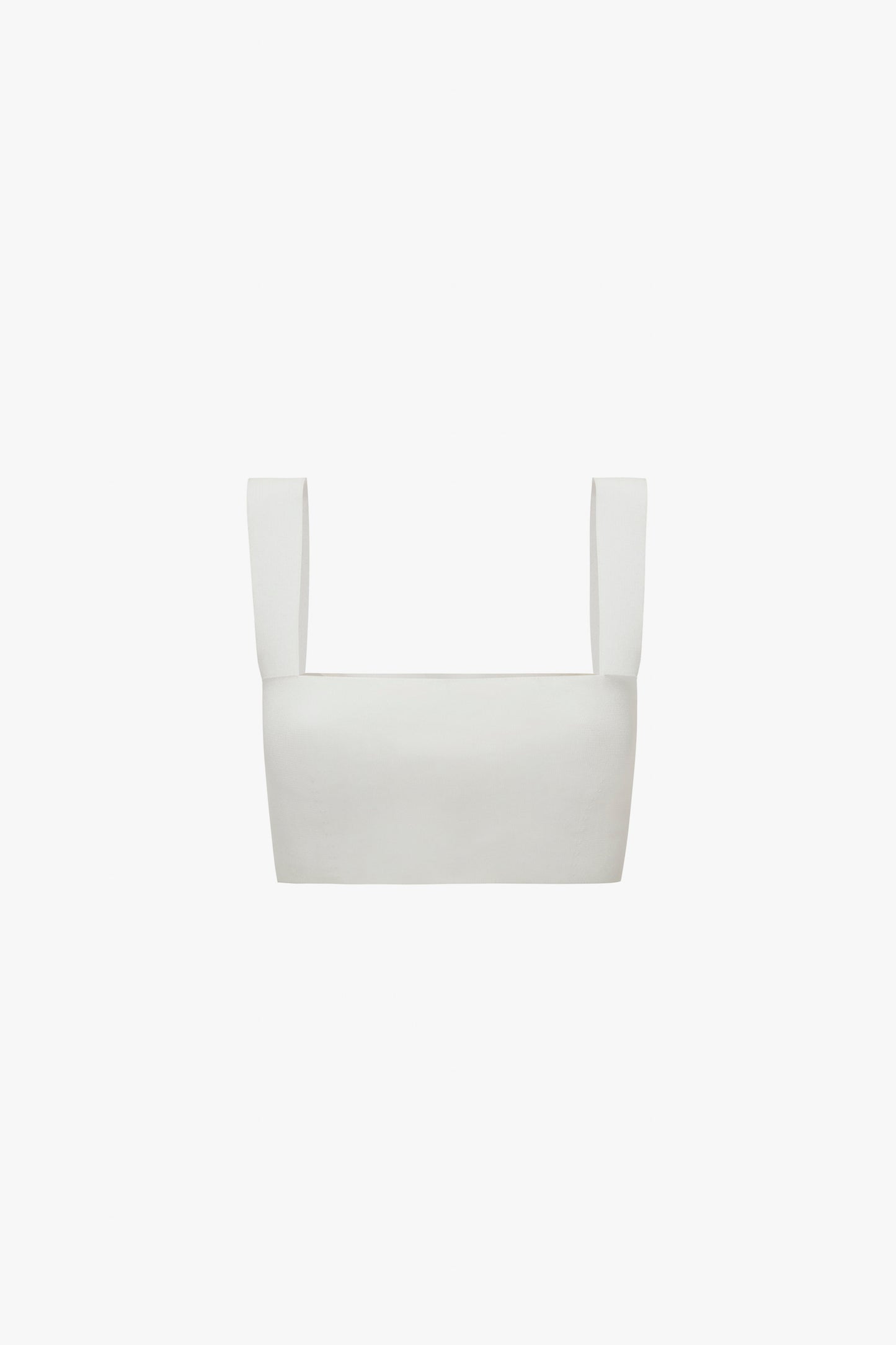 Strap Bandeau Top In White