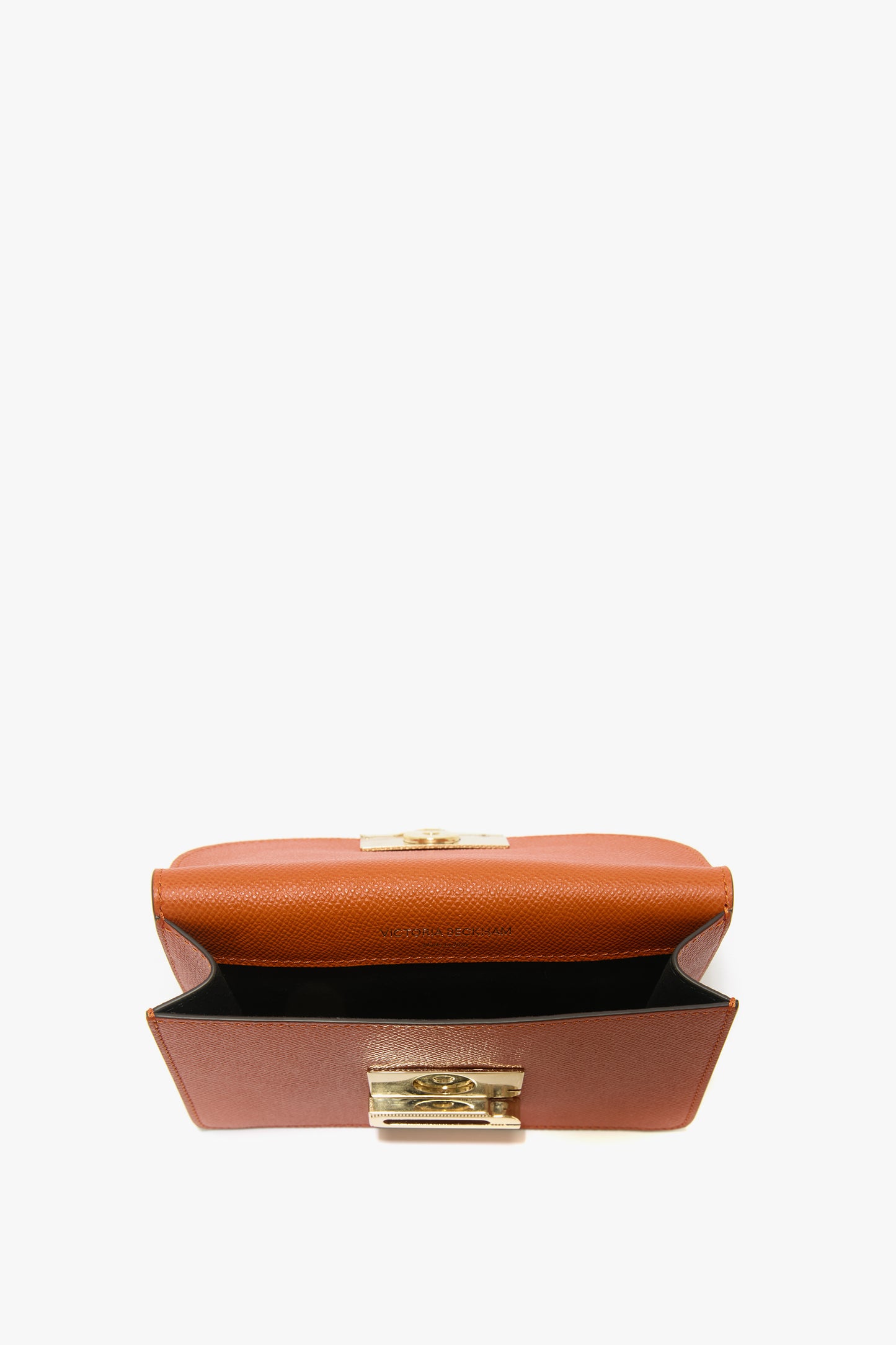 Nano Dorian Belt Bag In Burnt Orange Grained Leather