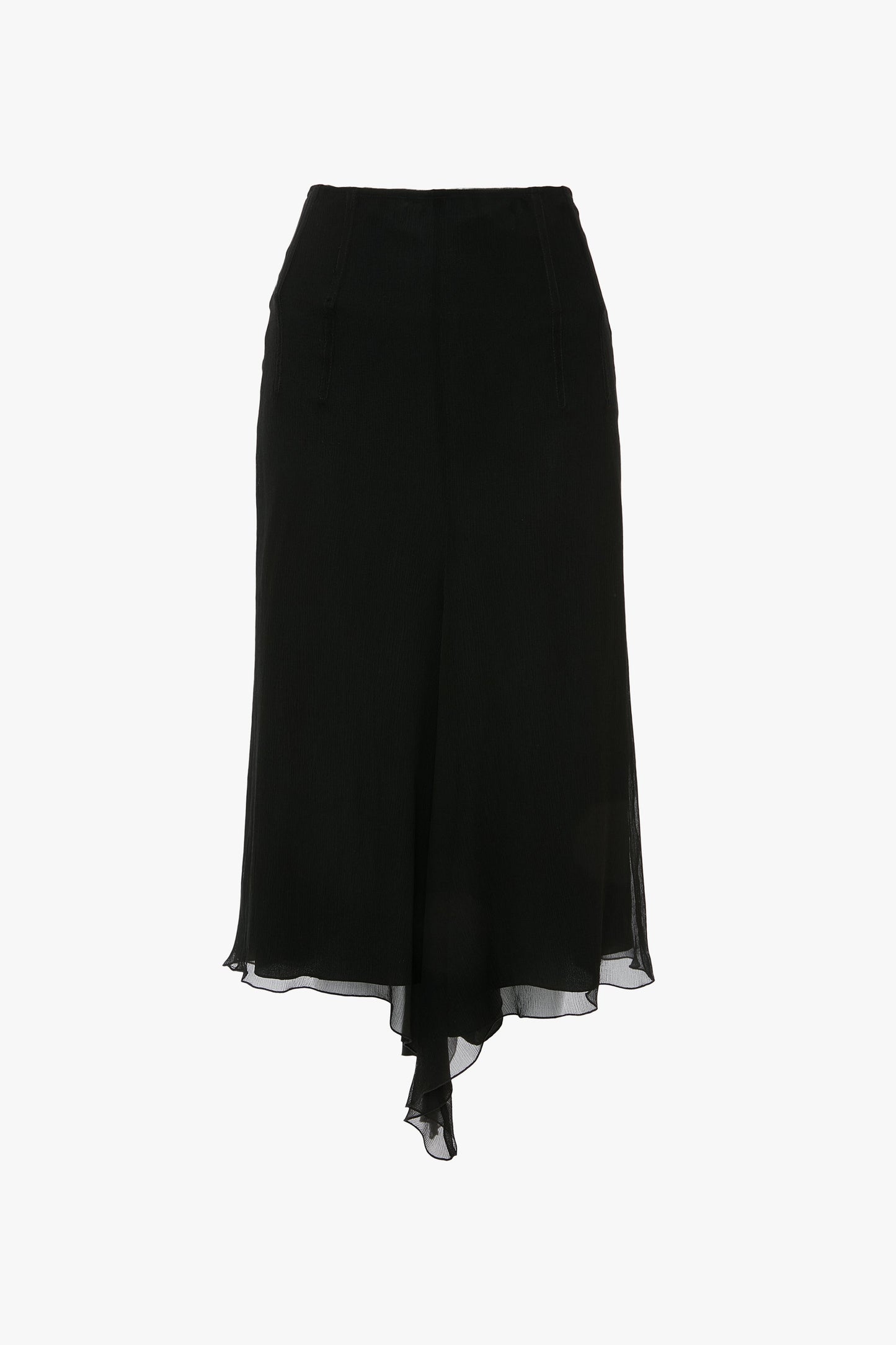 Corset Detail Skirt In Black