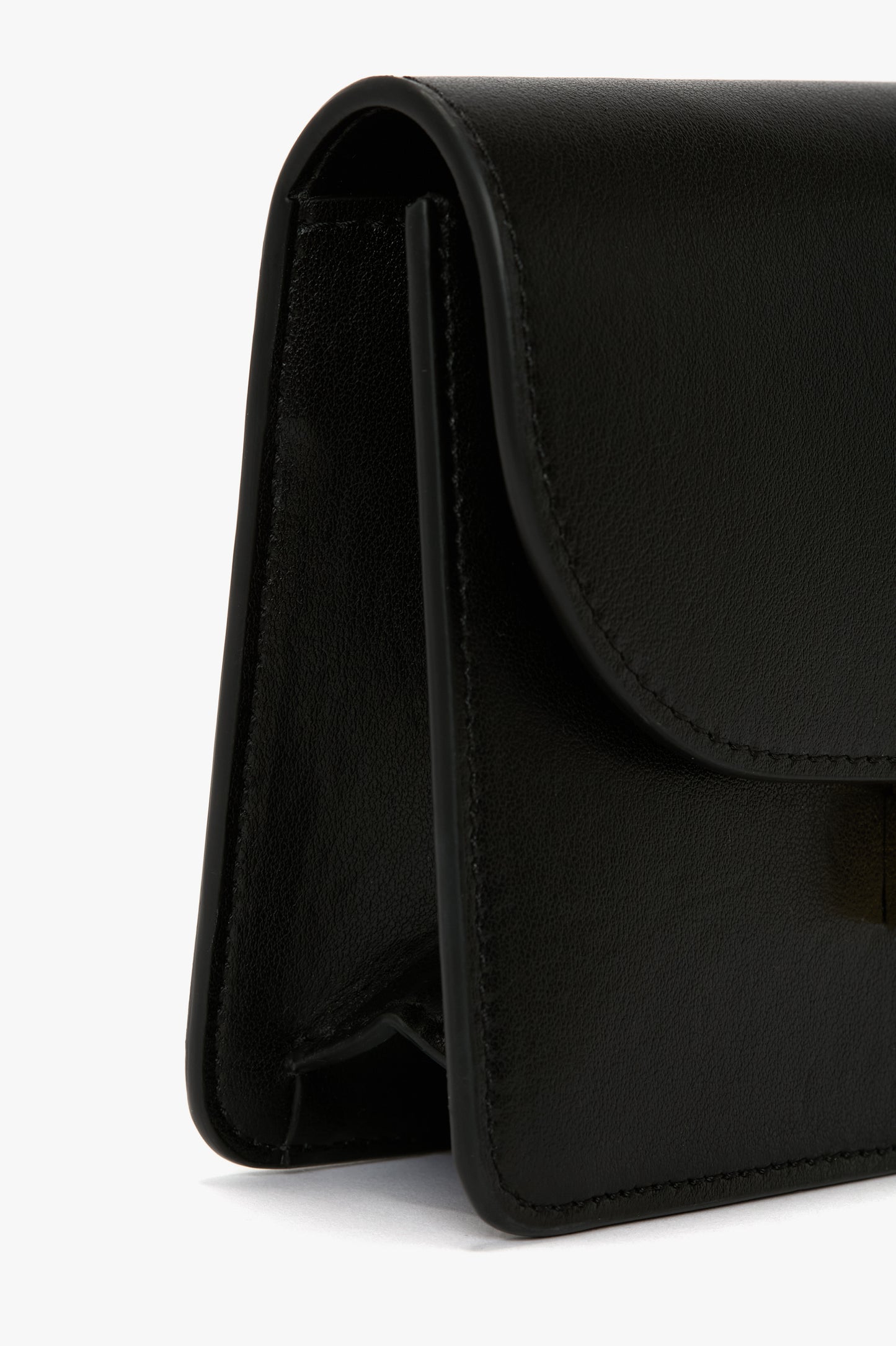 Nano Dorian Belt Bag In Black Smooth Leather