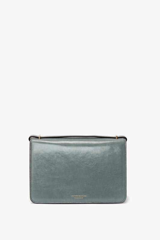 202 Crossbody Bag In Stone Grey Distressed Leather