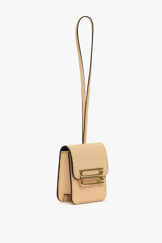 Dorian Pocket In Peach Grained Leather