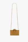 Frame Flower Bag Minaudiere In Light Gold