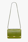 202 Crossbody Bag In Green Distressed Leather
