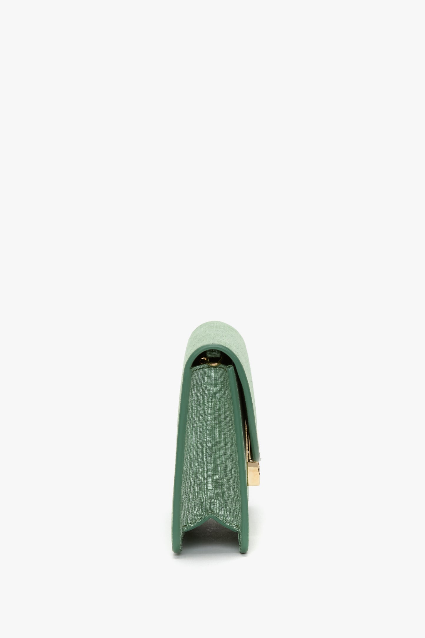 Nano Dorian Bag With Chain In Light Green Chambray Effect Suede