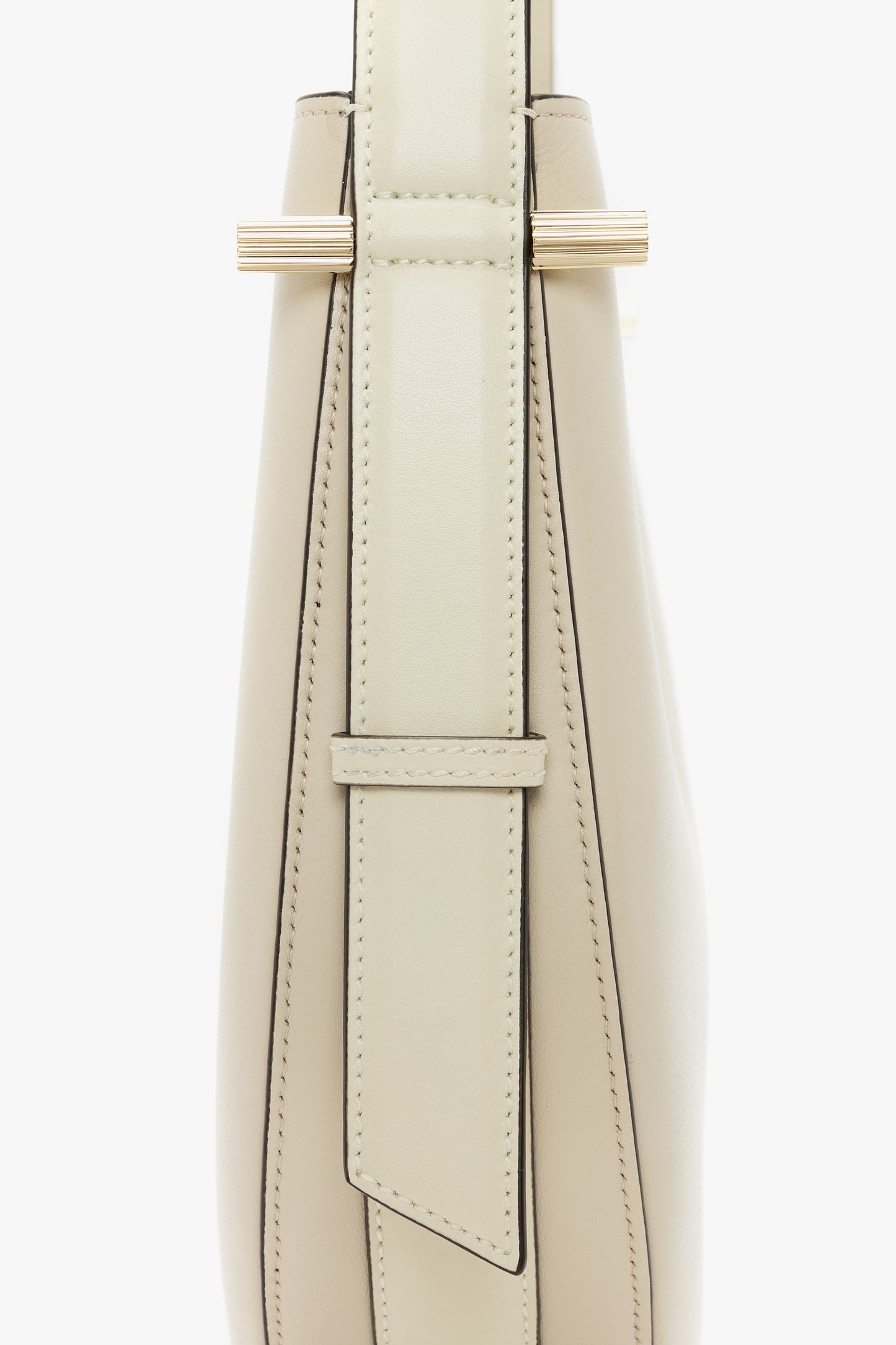 Dia Hobo Bag In Ivory Leather