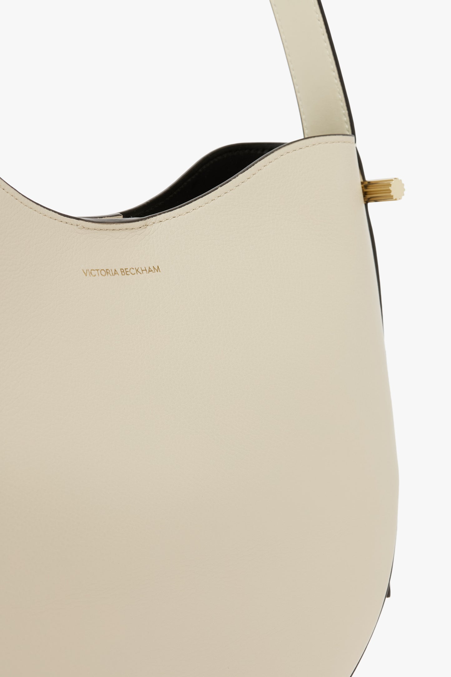 Dia Hobo Bag In Ivory Leather