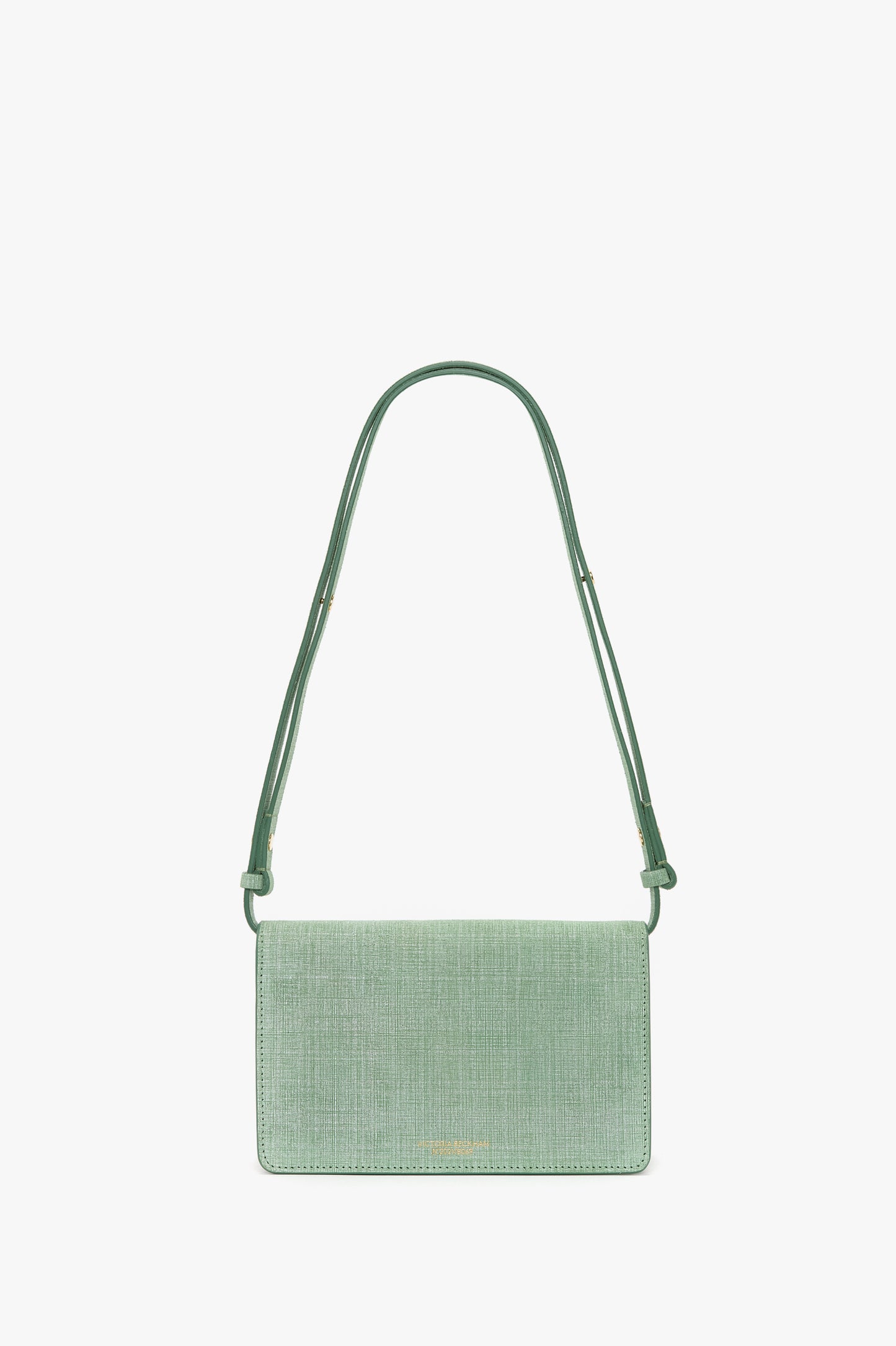 Mini Dorian Bag In Light Green Chambray Effect Suede