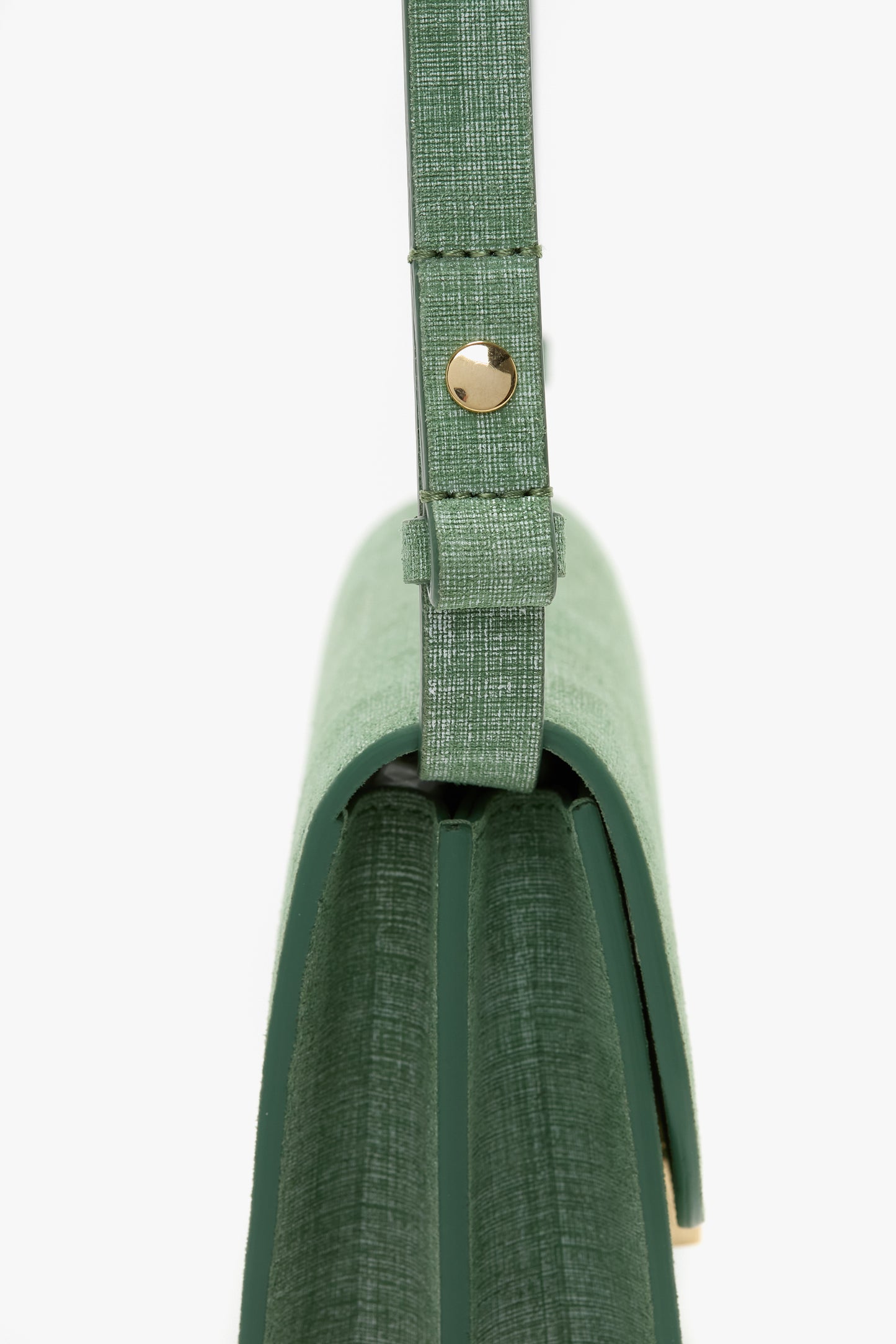 Mini Dorian Bag In Light Green Chambray Effect Suede