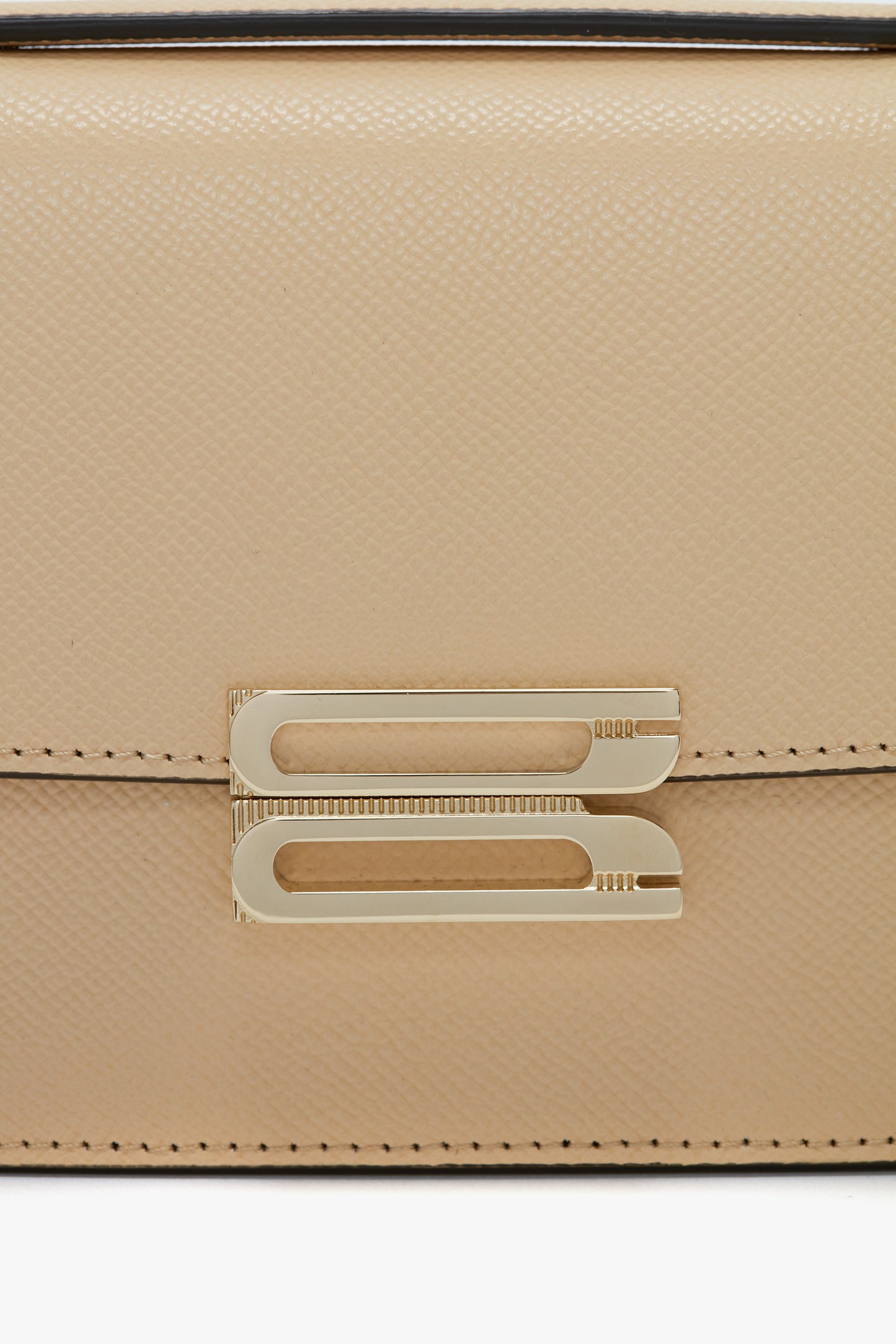 Mini Dorian Bag In Peach Grained Leather