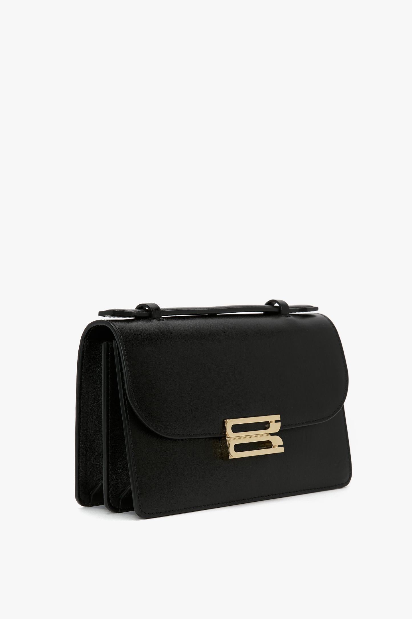 Mini Dorian Bag In Black Smooth Leather