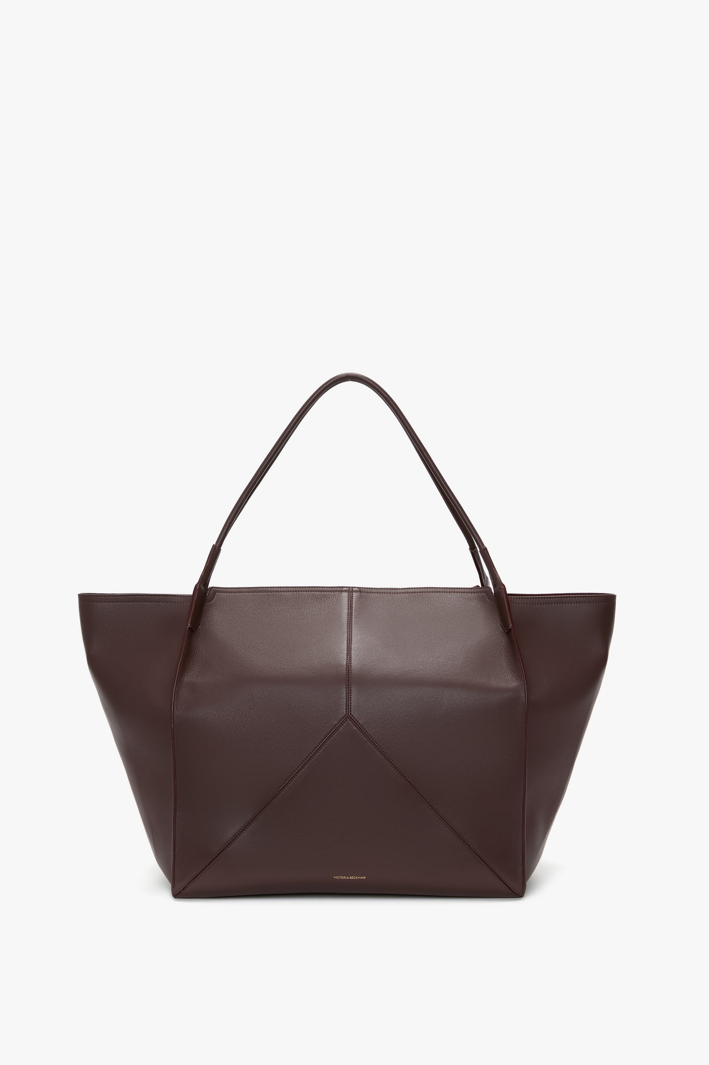 XL Victoria Tote In Burgundy Soft Leather