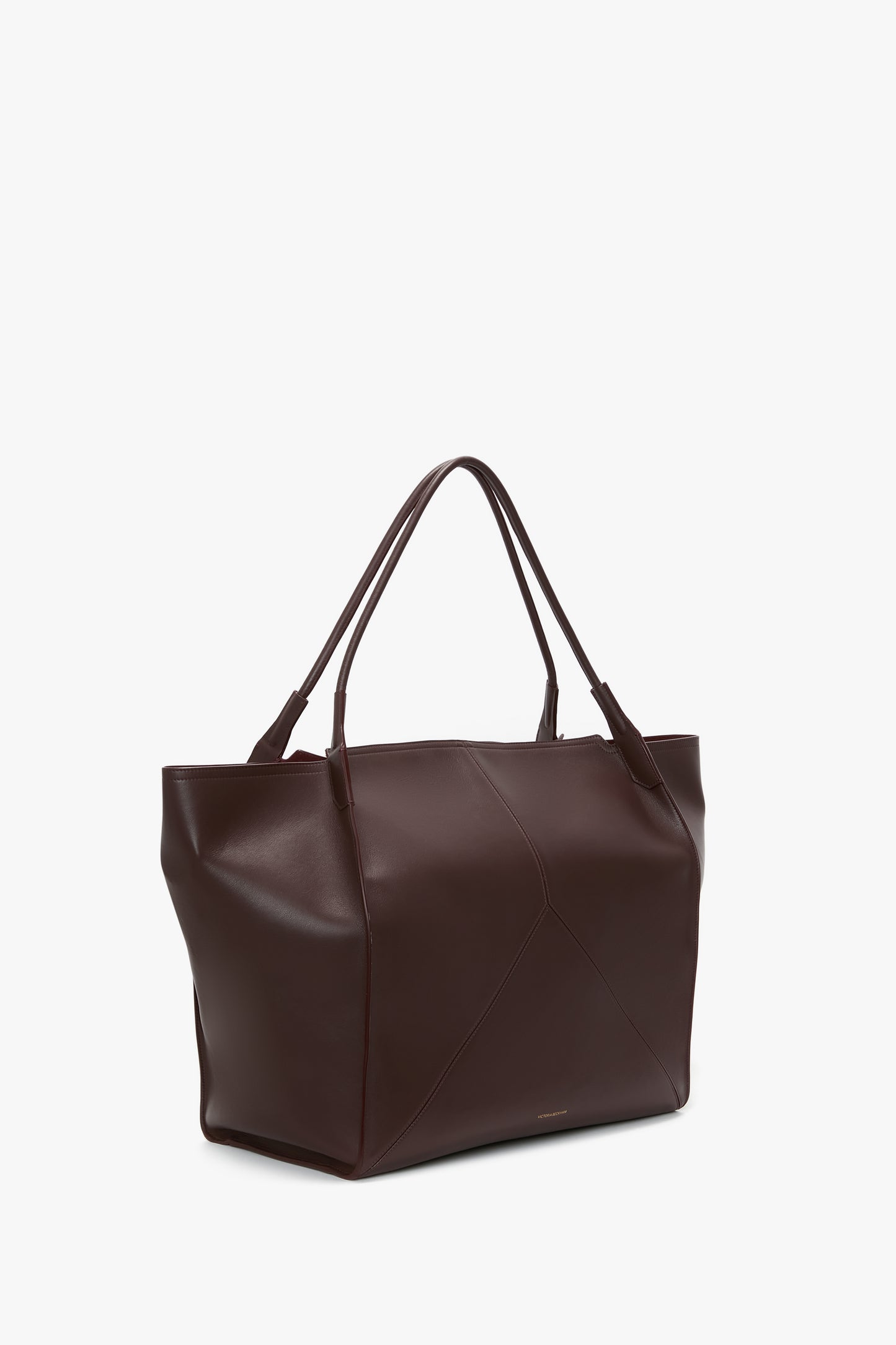 XL Victoria Tote In Burgundy Soft Leather