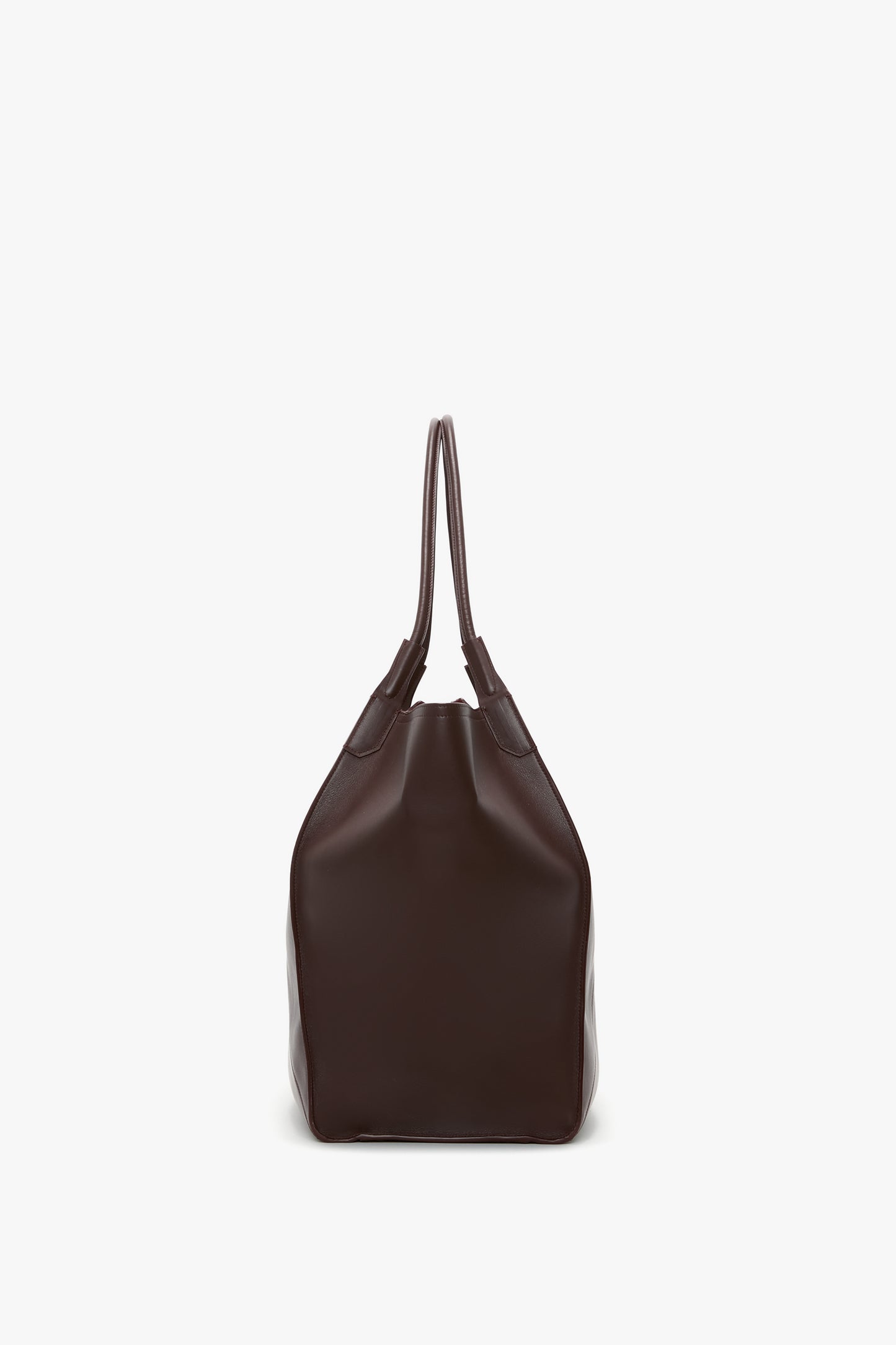 XL Victoria Tote In Burgundy Soft Leather