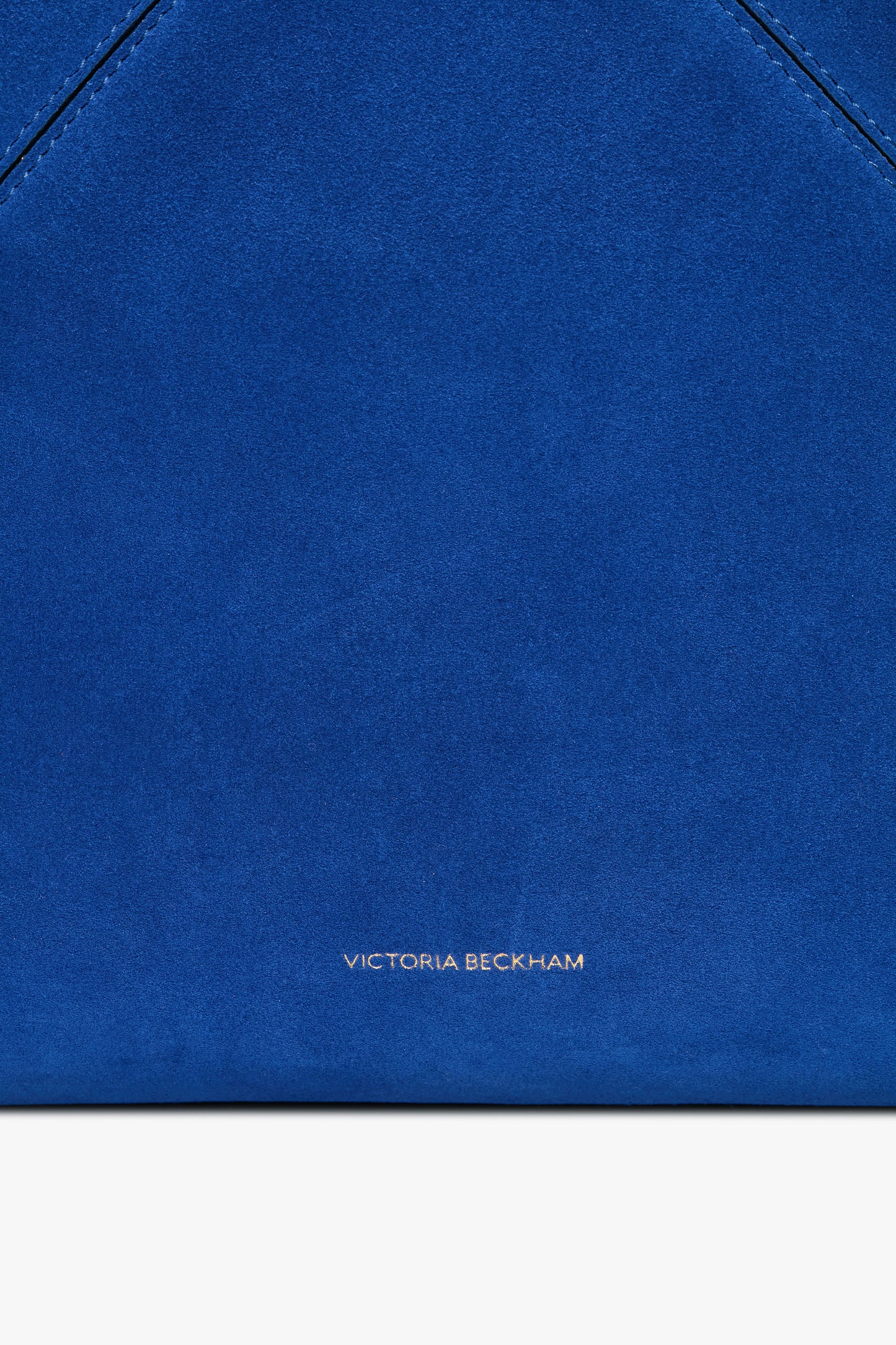 XL Victoria Tote In Sapphire Blue Suede