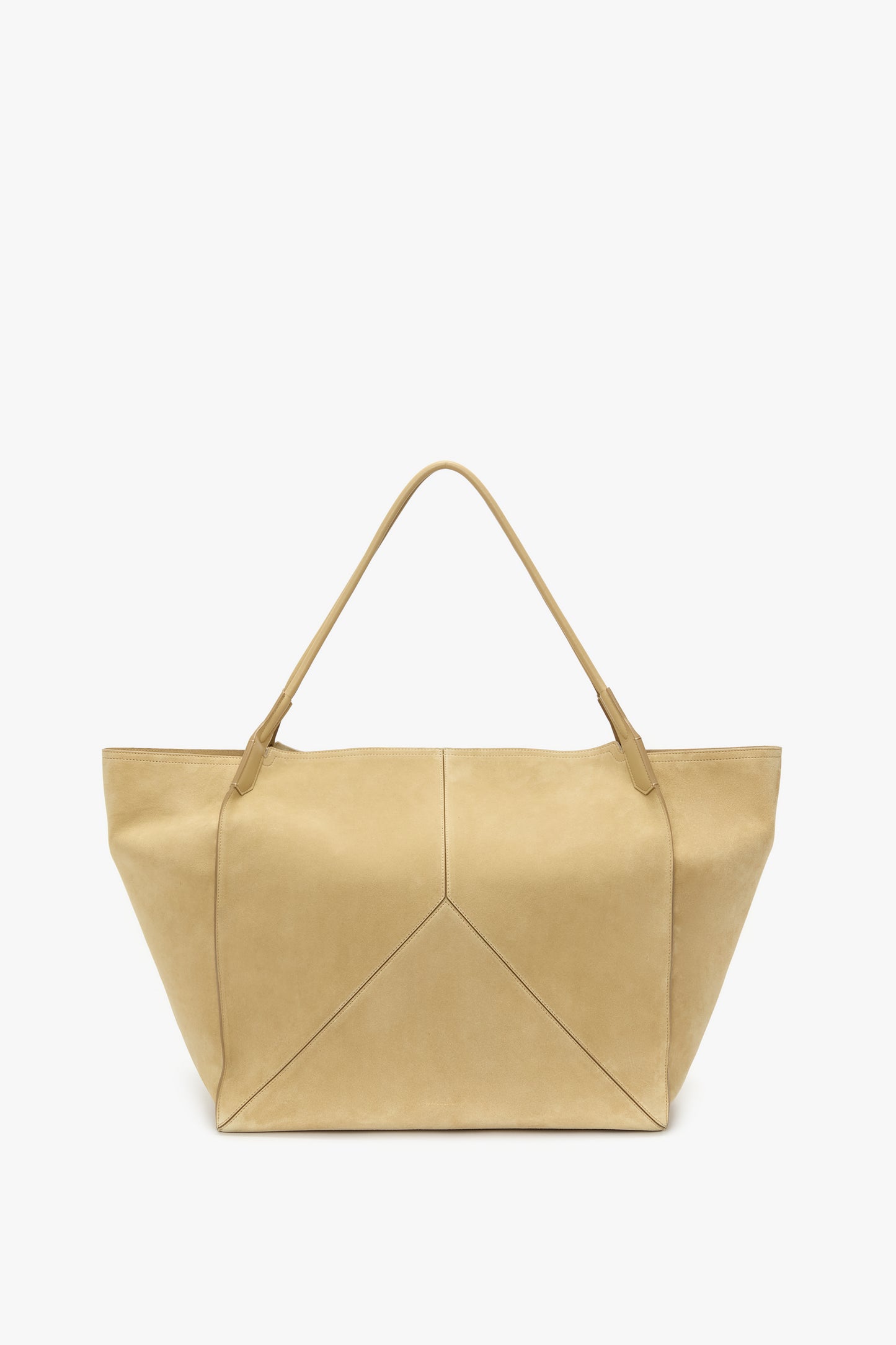 XL Victoria Tote In Sand Suede