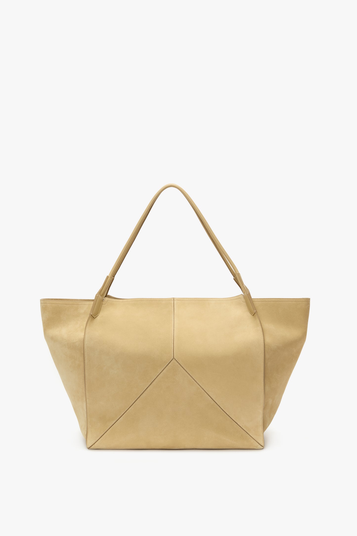 XL Victoria Tote In Sand Suede