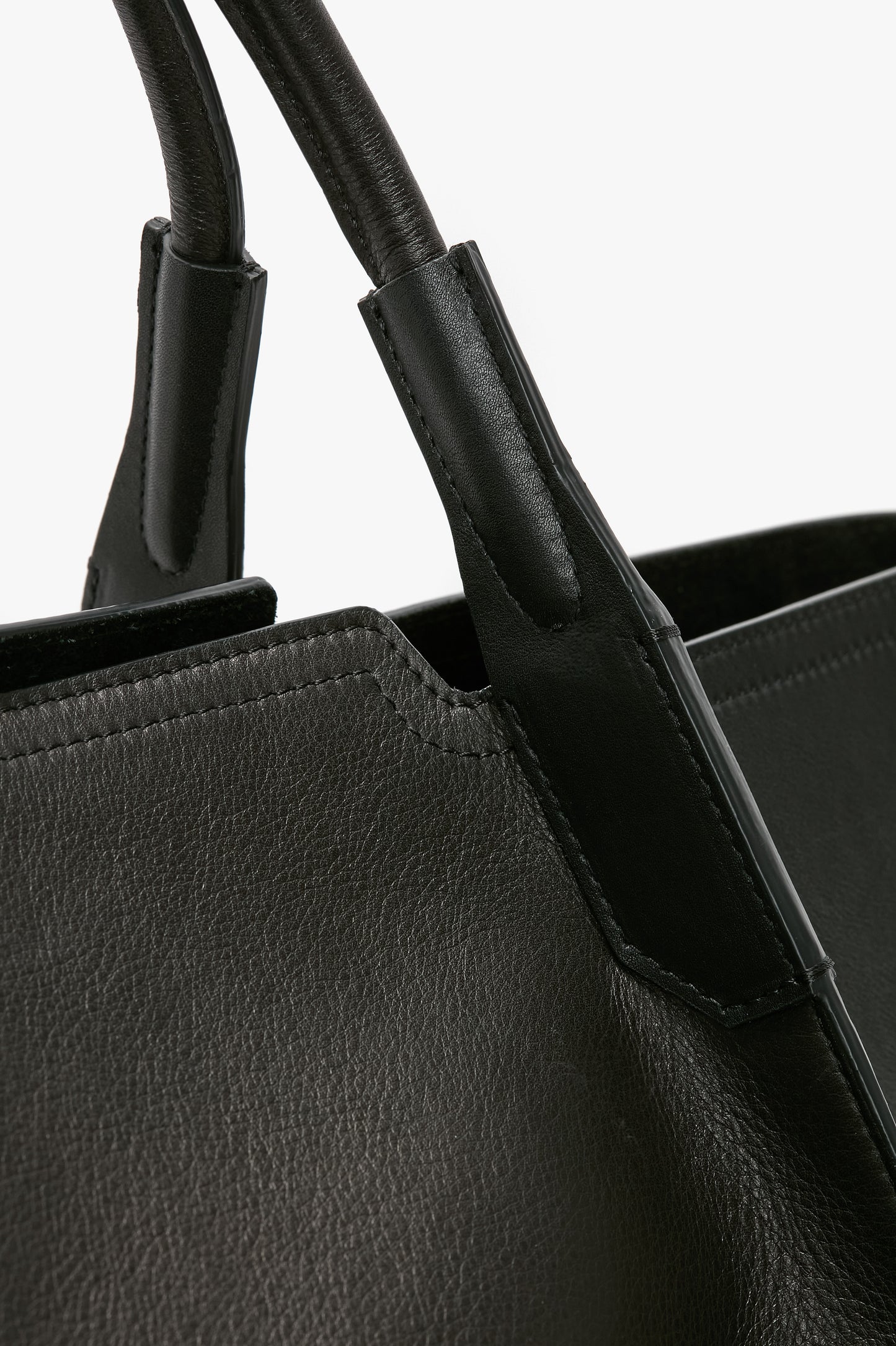 XL Victoria Tote In Black Soft Leather