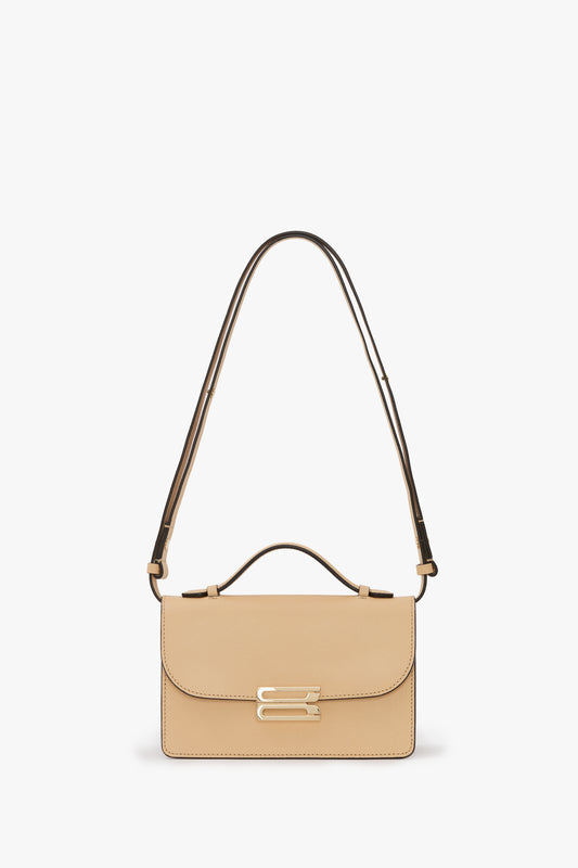 Mini Dorian Bag In Peach Grained Leather