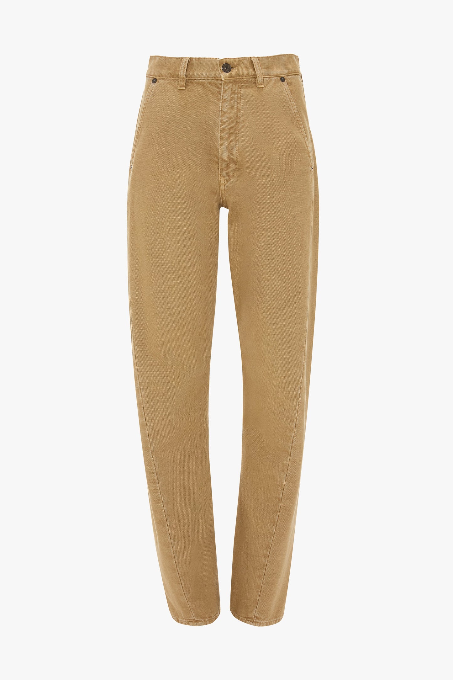 Twisted Slouch Jean In Beige