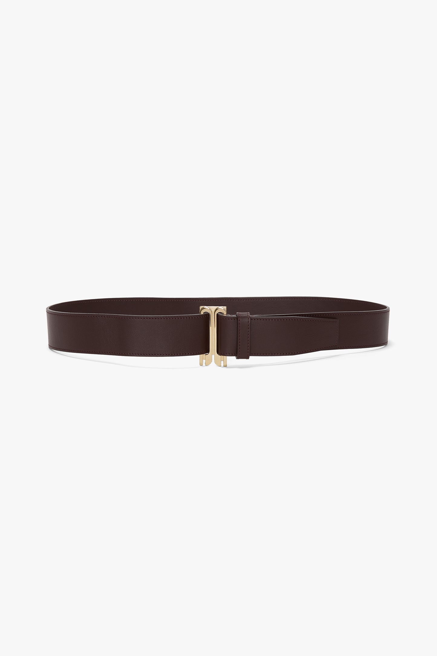 Dorian Tuxedo Belt In Burgundy Soft Leather