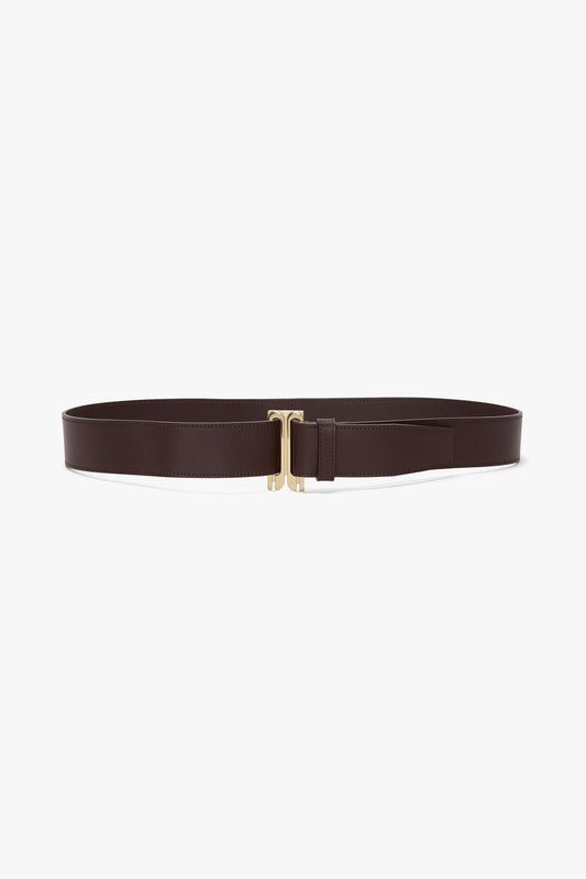 Dorian Tuxedo Belt In Burgundy Soft Leather