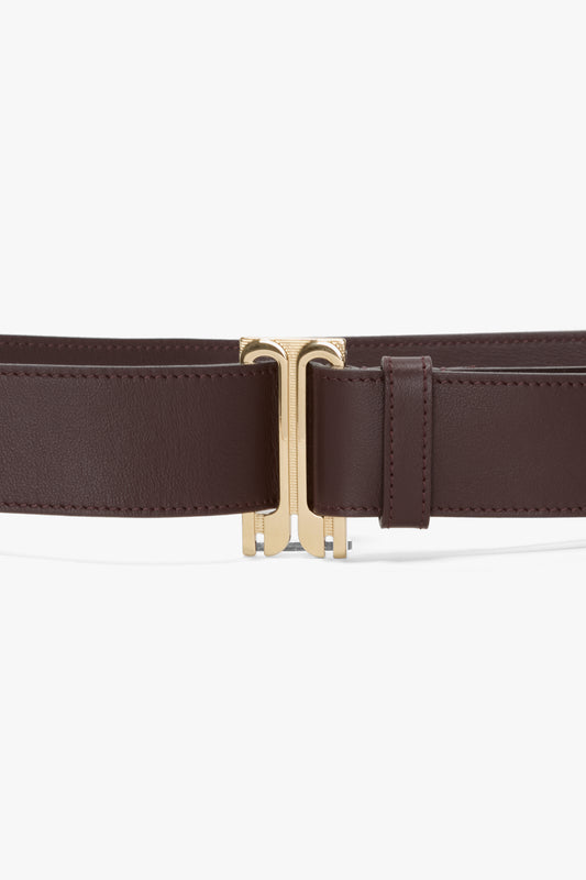 Dorian Tuxedo Belt In Burgundy Soft Leather