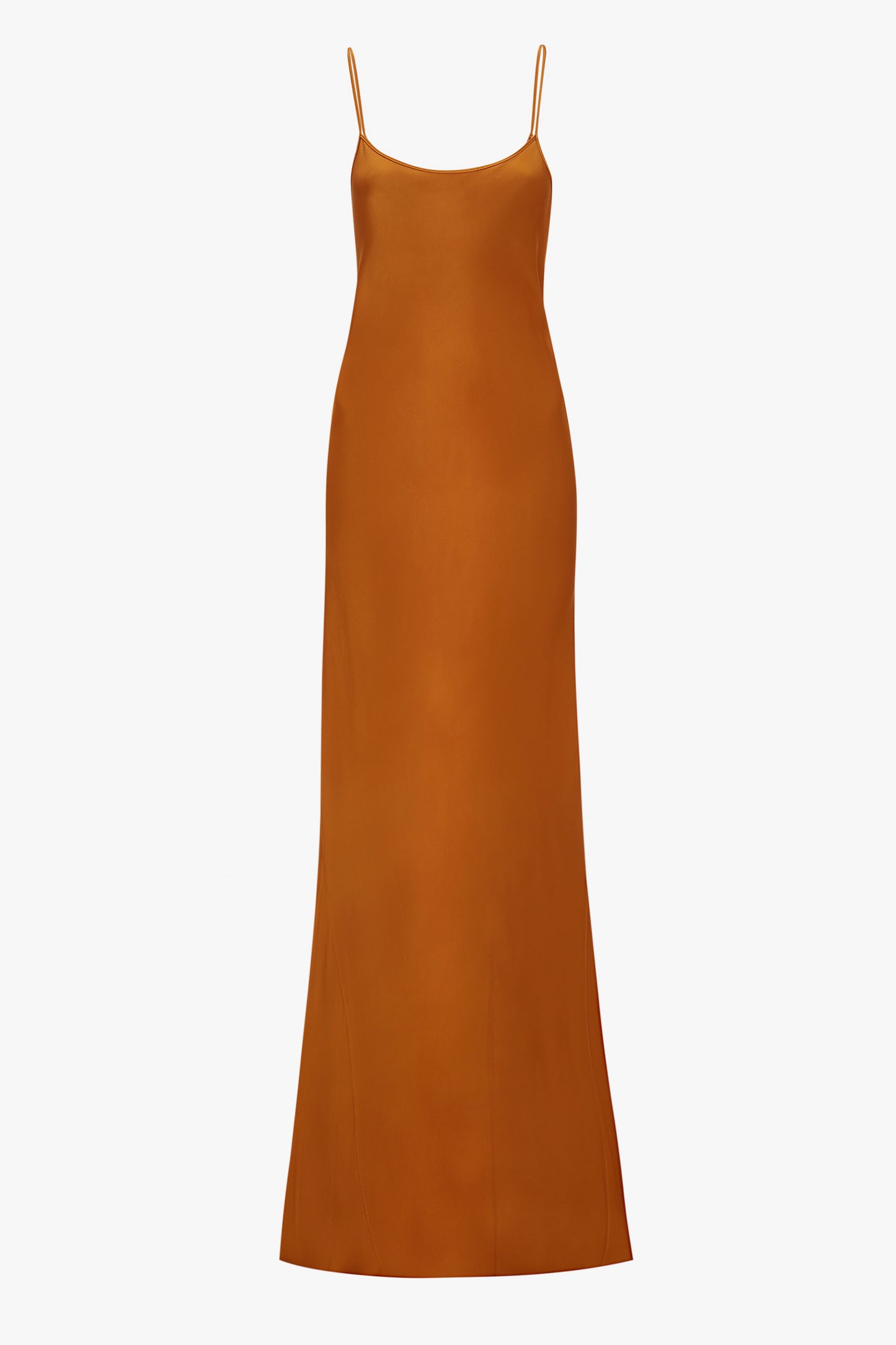 Floor-Length Cami Dress in Ginger